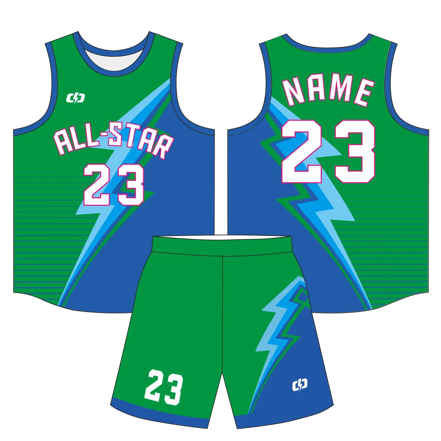 Custom basketball uniform design B62