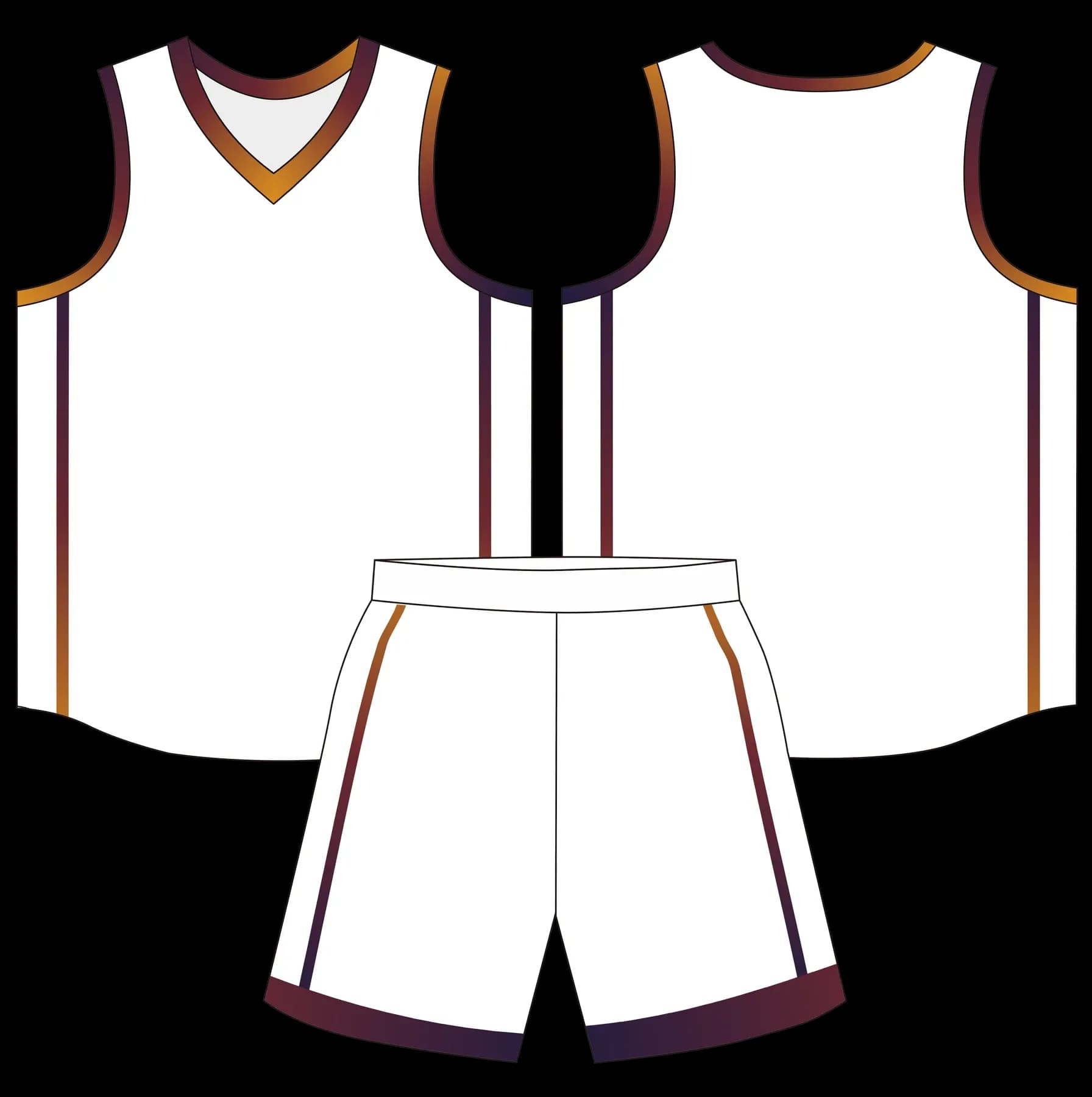 Custom basketball uniform design B99