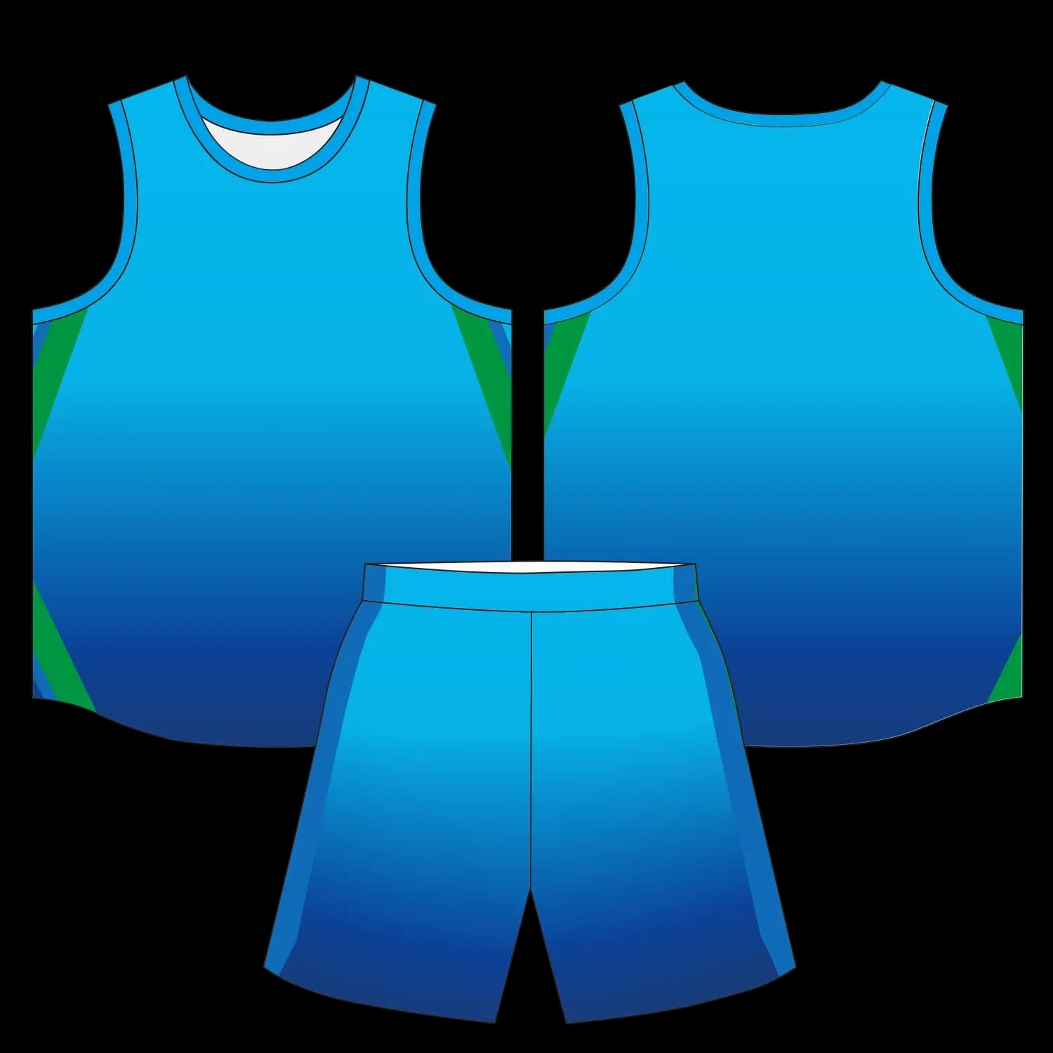 Custom basketball uniform design B16JW