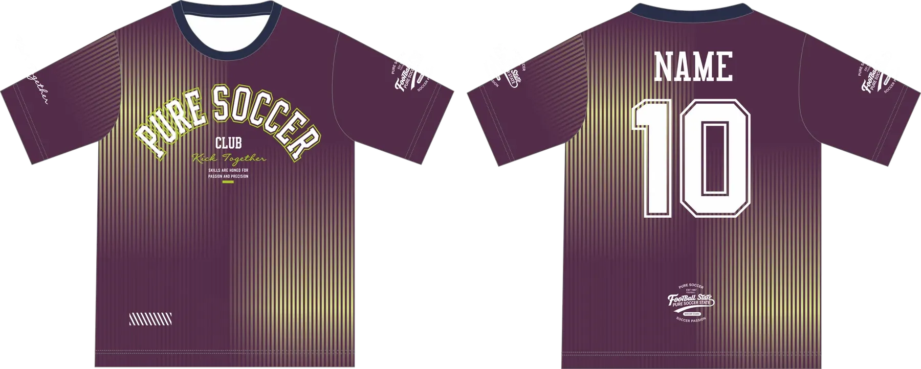 Custom soccer uniform design FG08