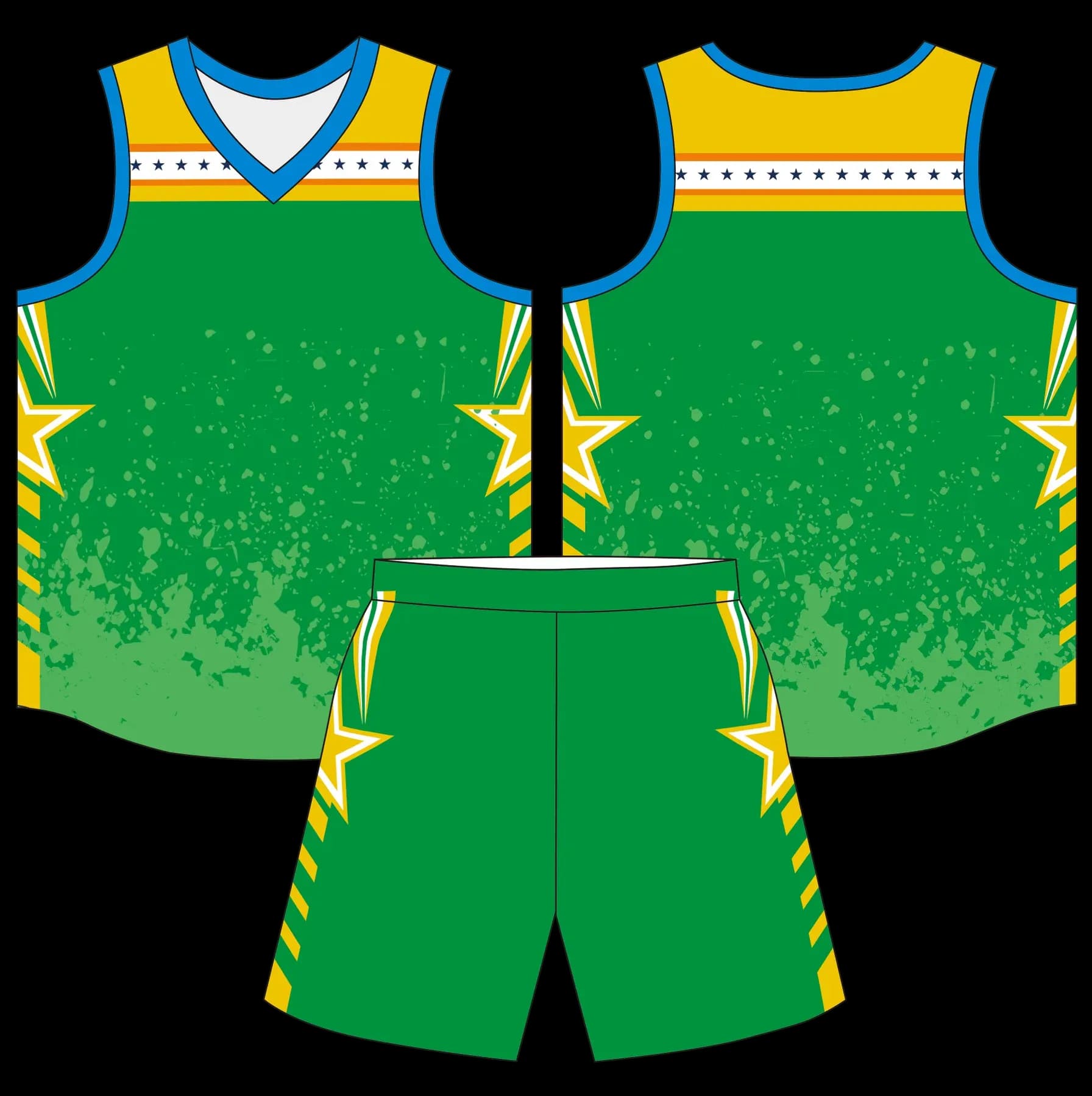 Custom basketball uniform design B86