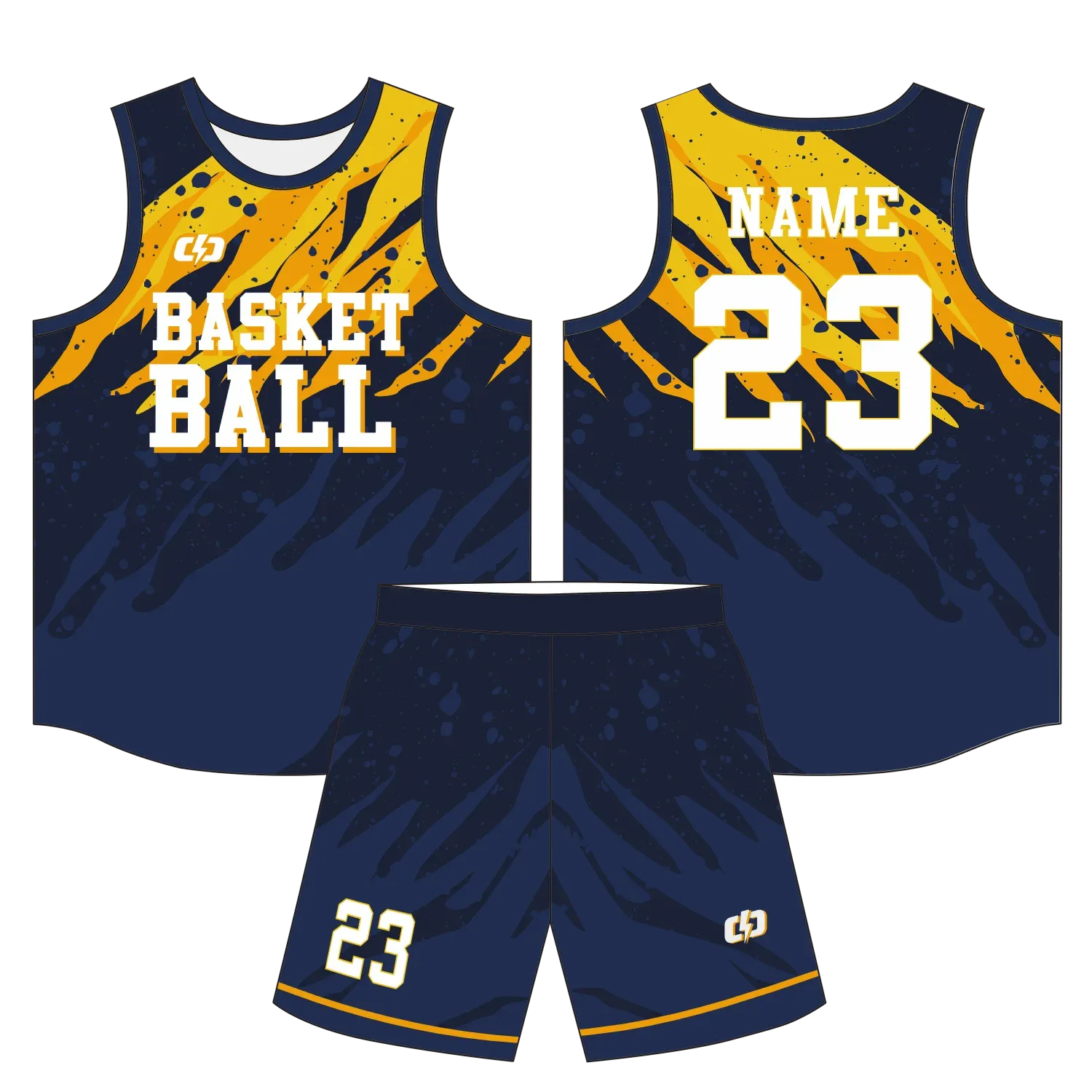 Custom basketball uniform design B97