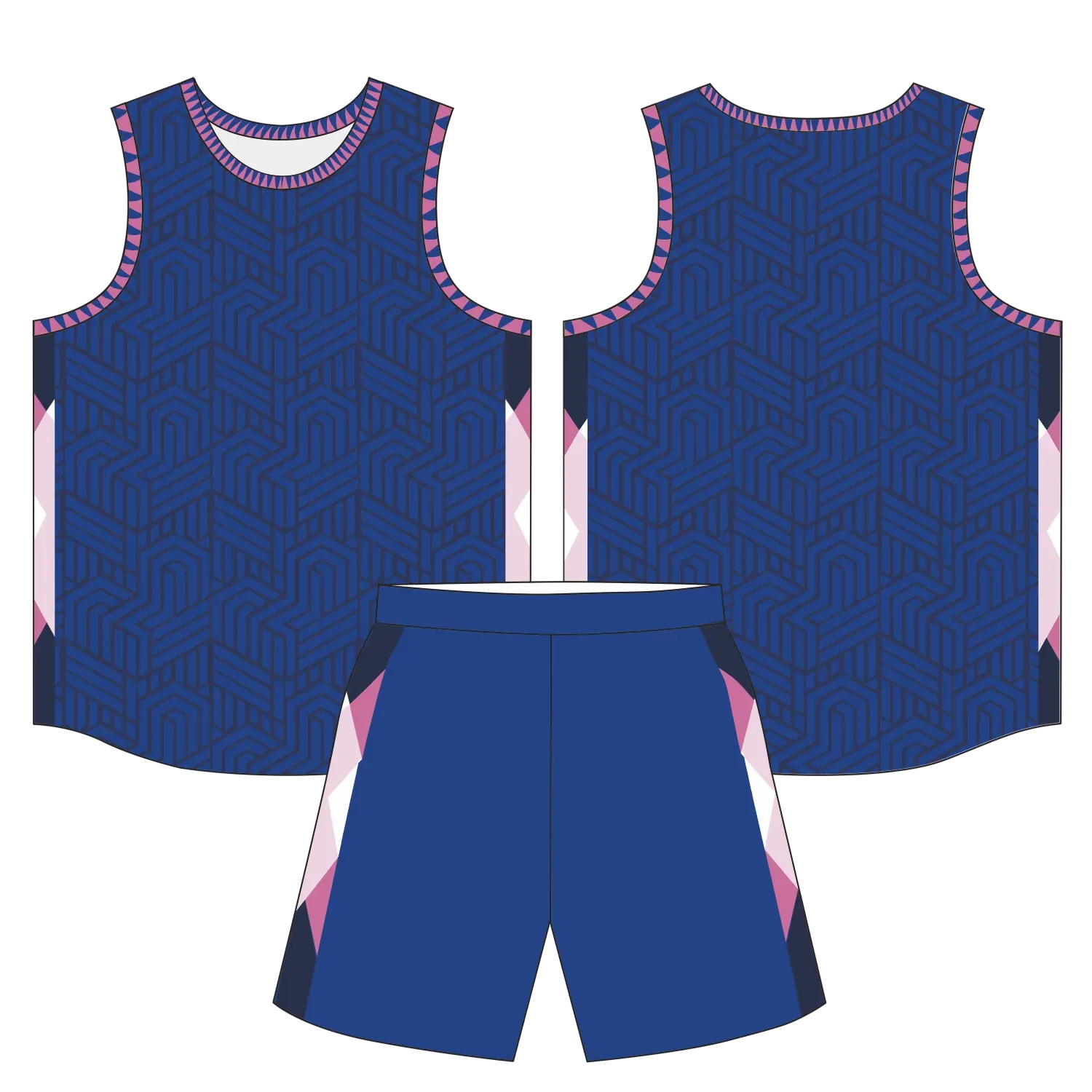 Custom basketball uniform design B31