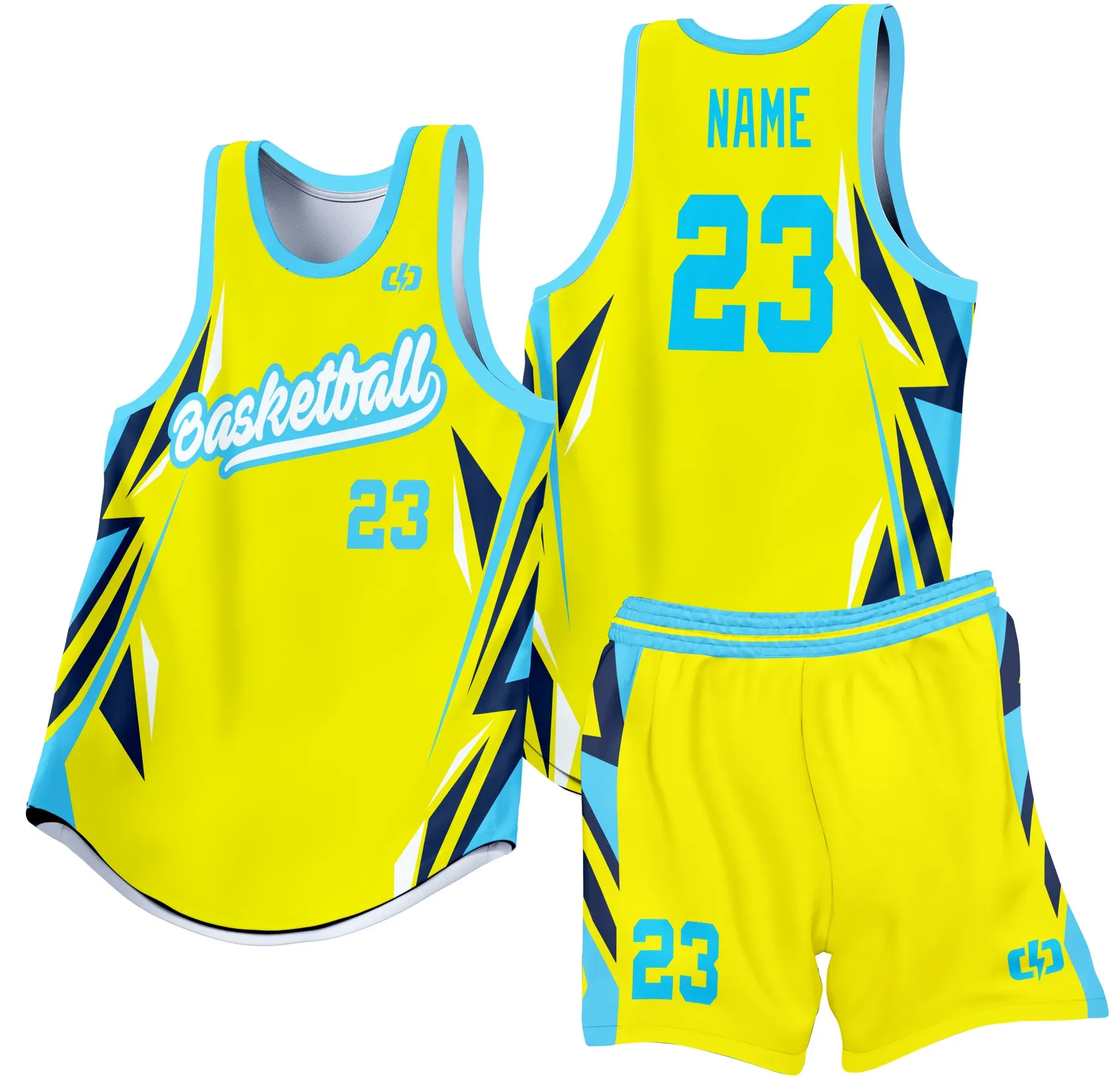 Custom basketball uniform design B41
