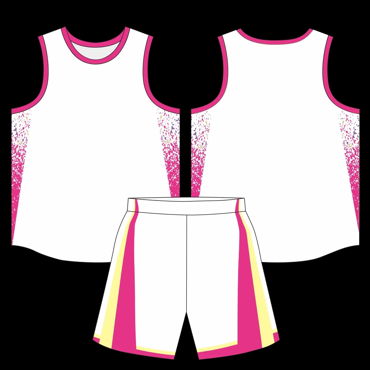 Custom basketball uniform design B14JW