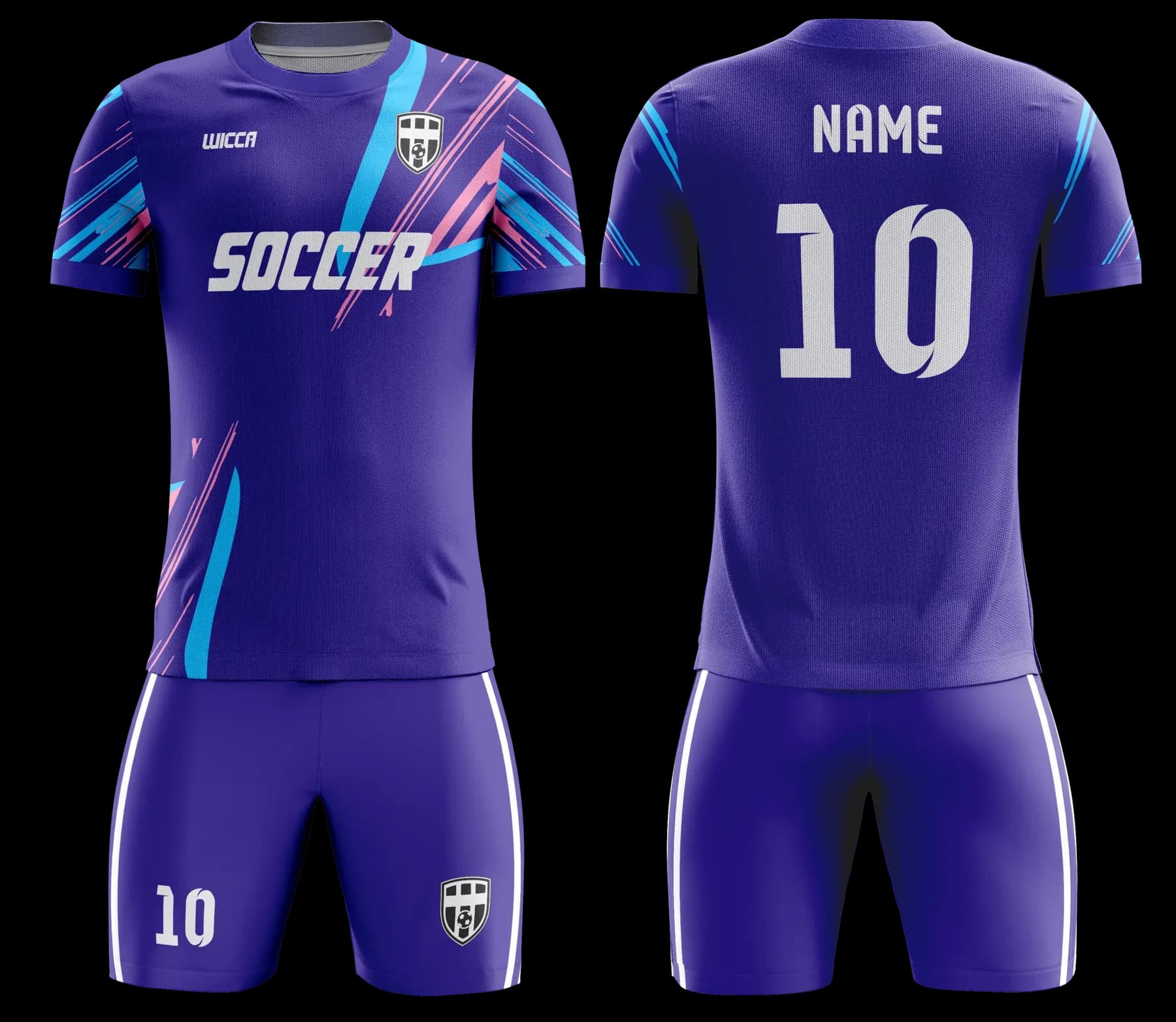Custom soccer uniform design Z029JW