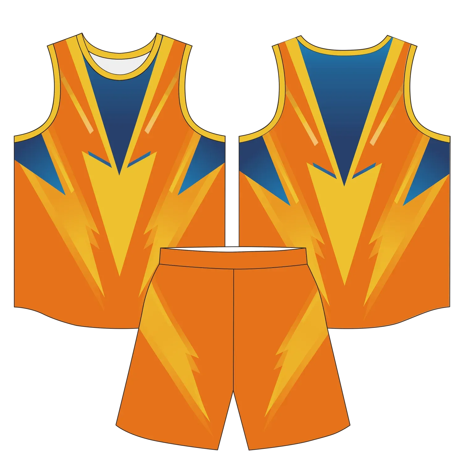 Custom basketball uniform design B61