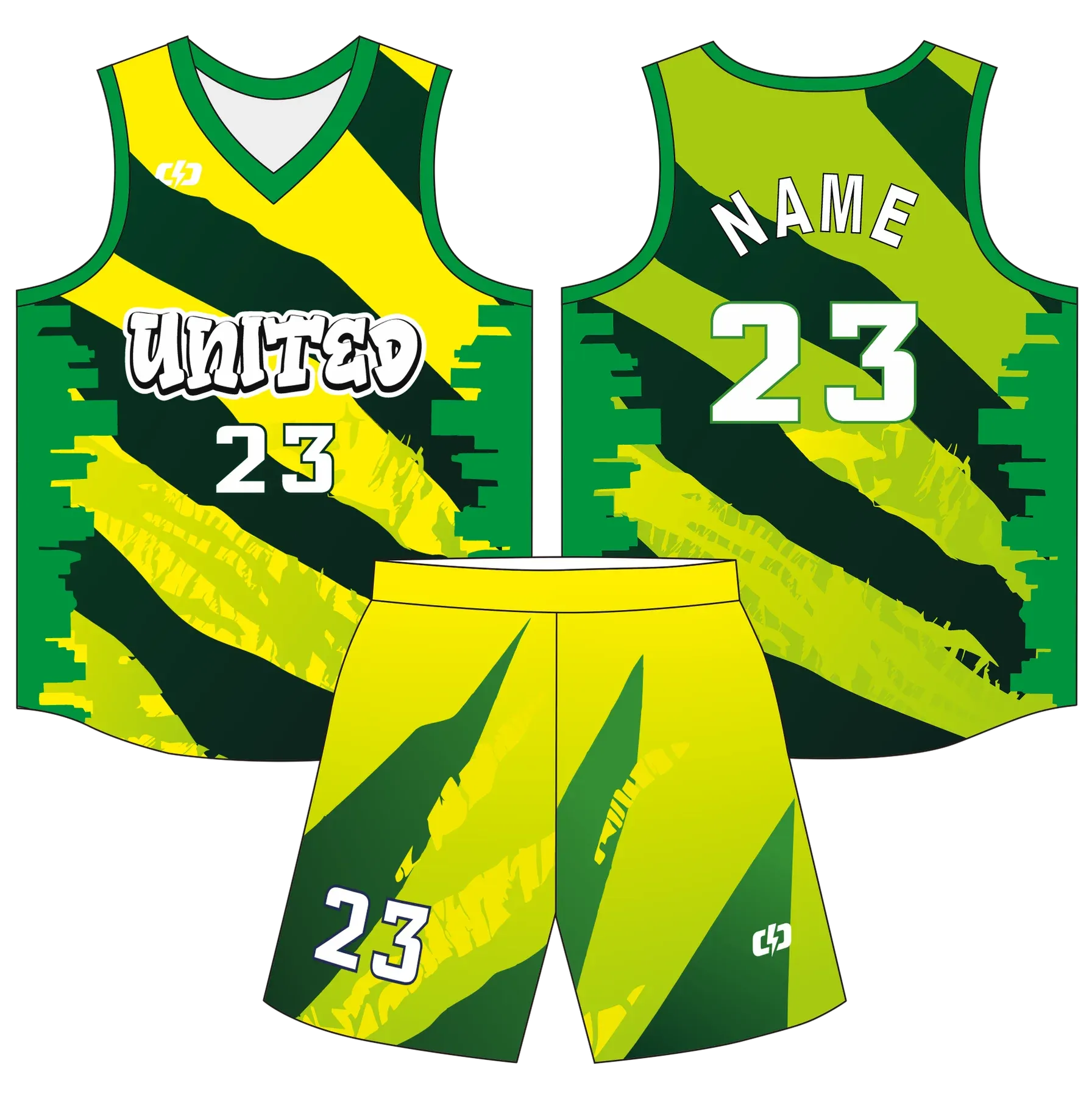 Custom basketball uniform design B76