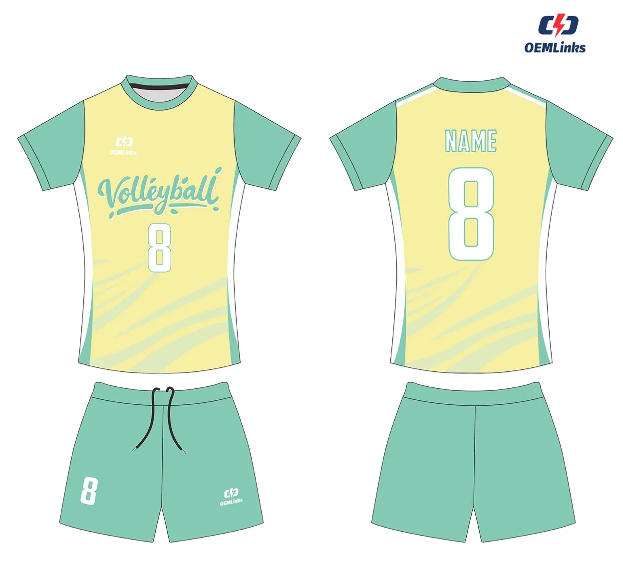 Custom volleyball uniform design UP20
