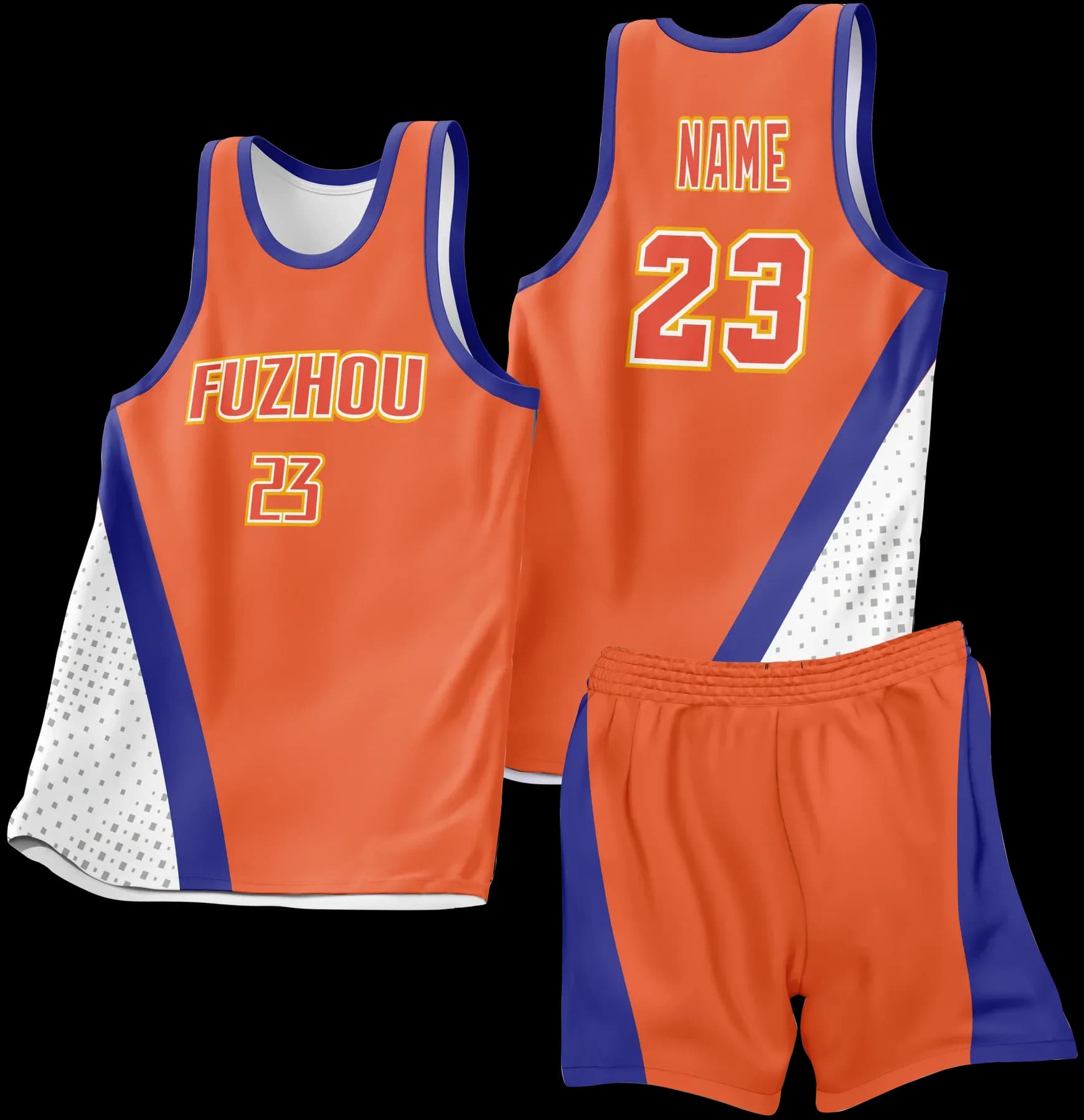 Custom basketball uniform design B17JW