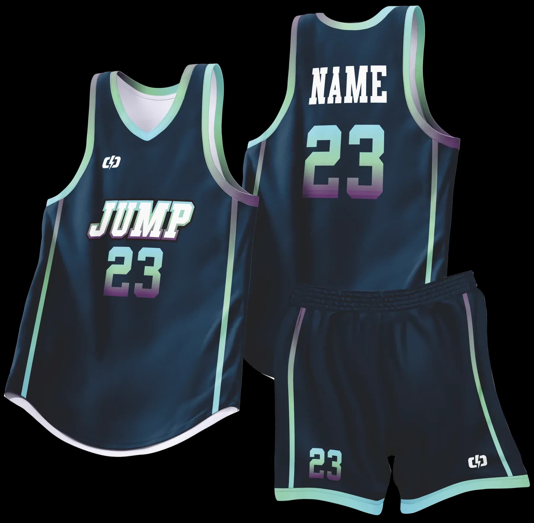Custom basketball uniform design B99
