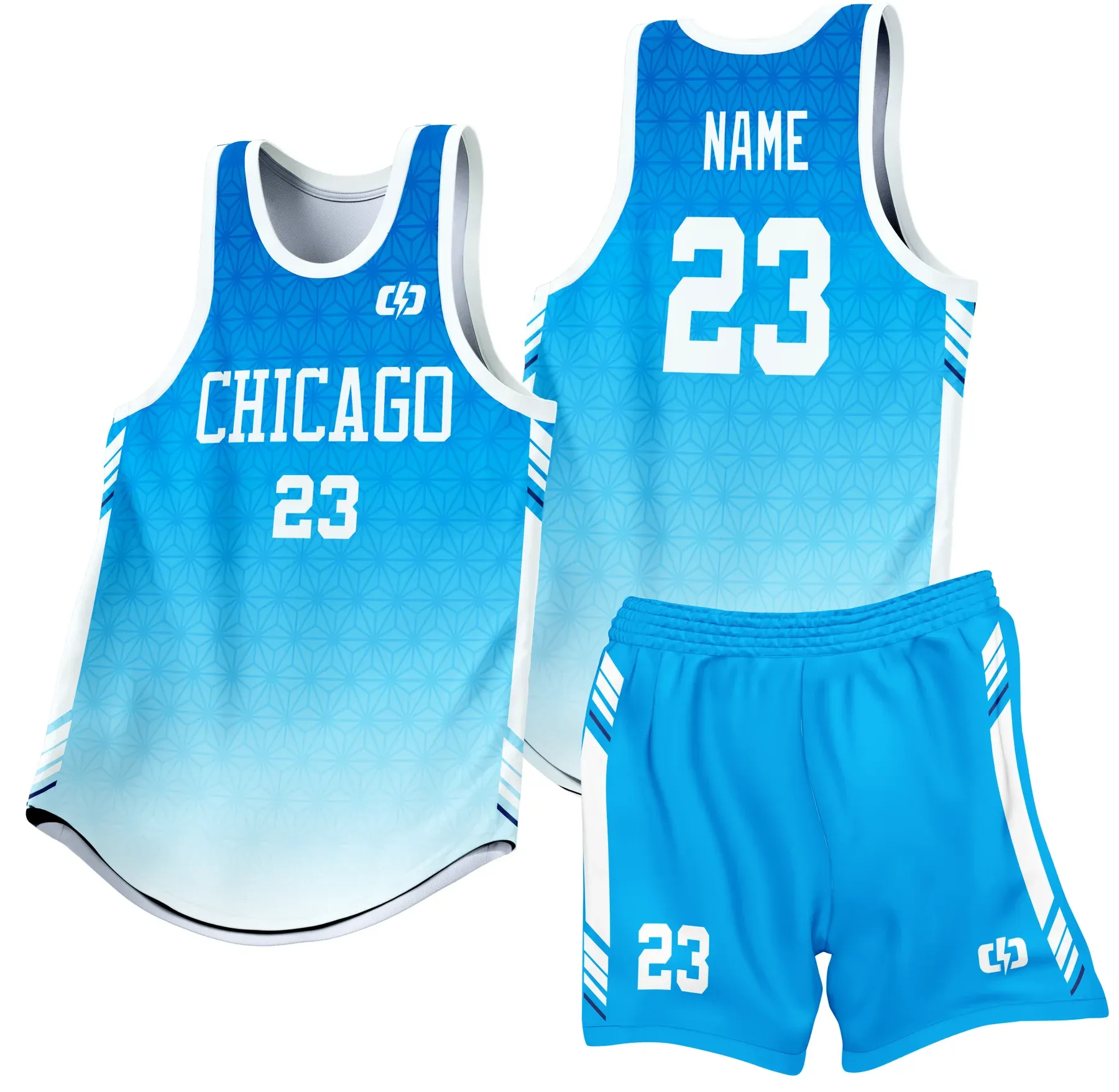 Custom basketball uniform design B34
