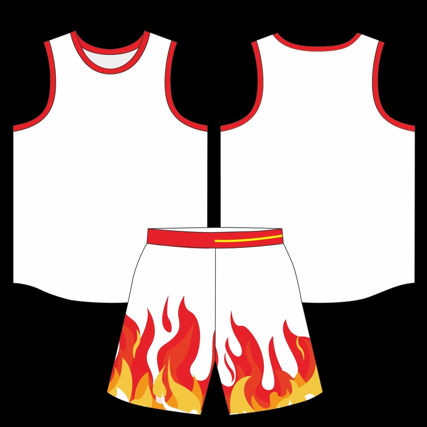 Custom basketball uniform design B29