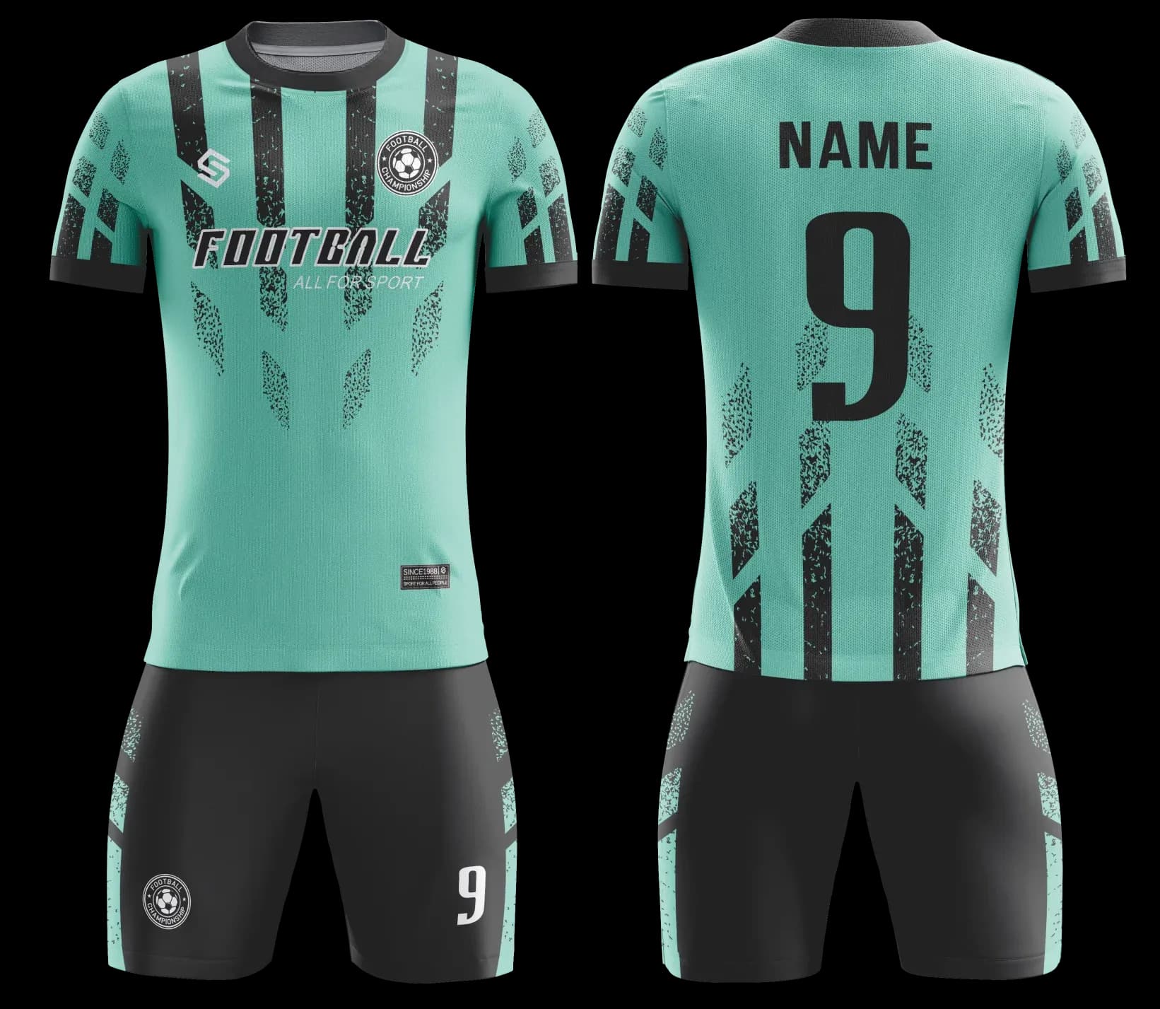 Custom soccer uniform design Z14HS