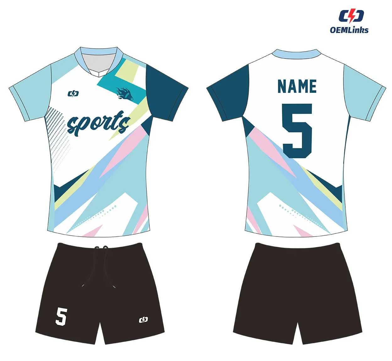 Custom volleyball uniform design UP24