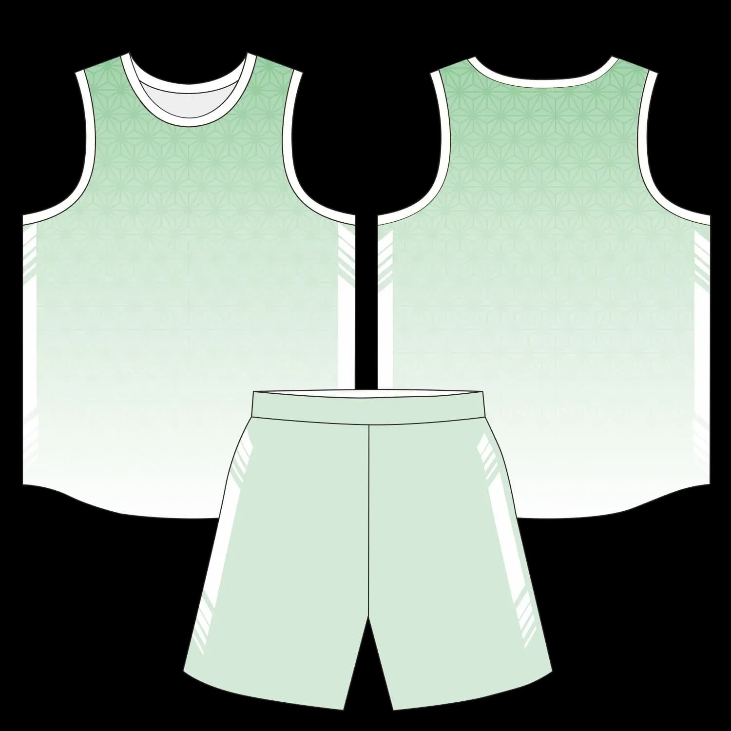Custom basketball uniform design B34