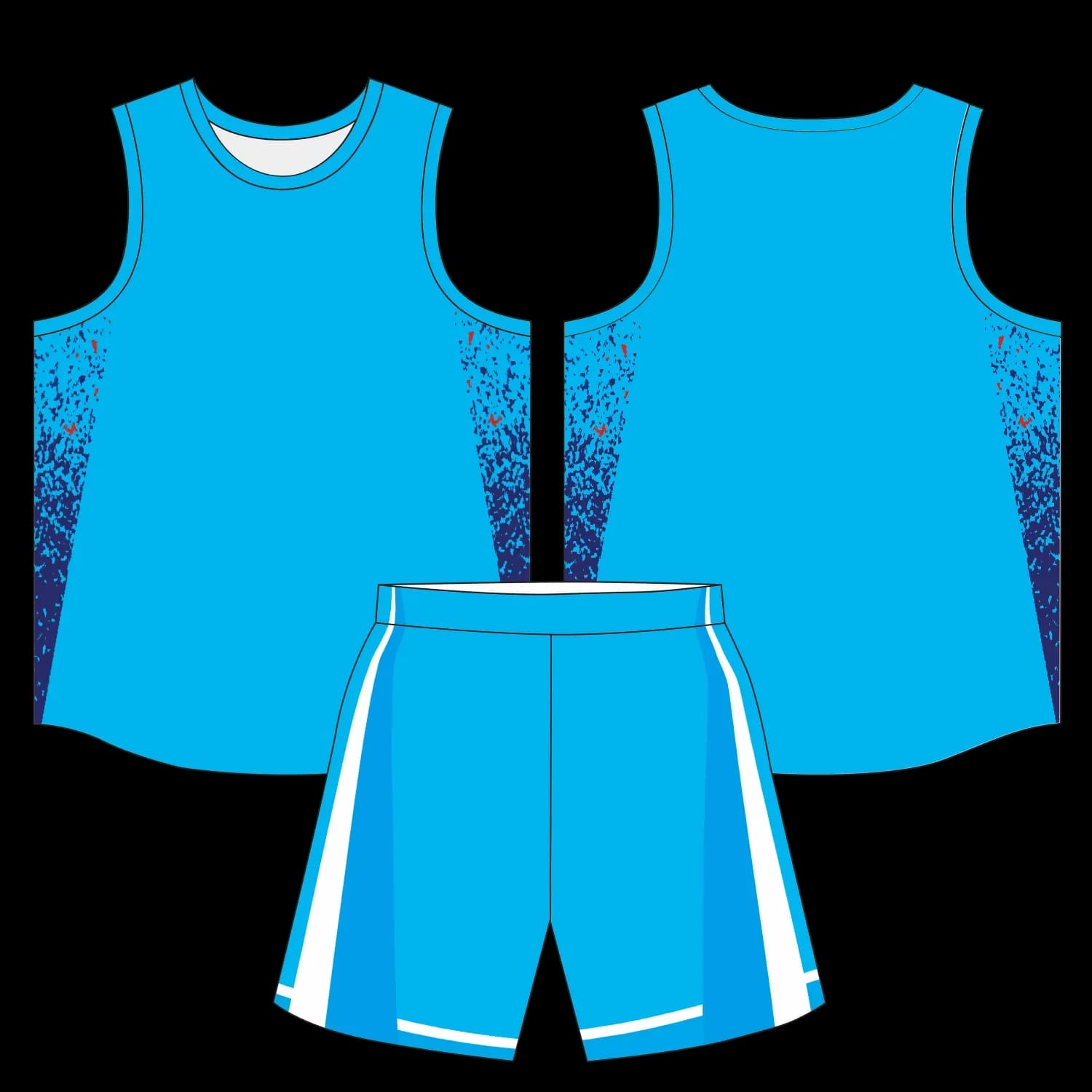 Custom basketball uniform design B14JW