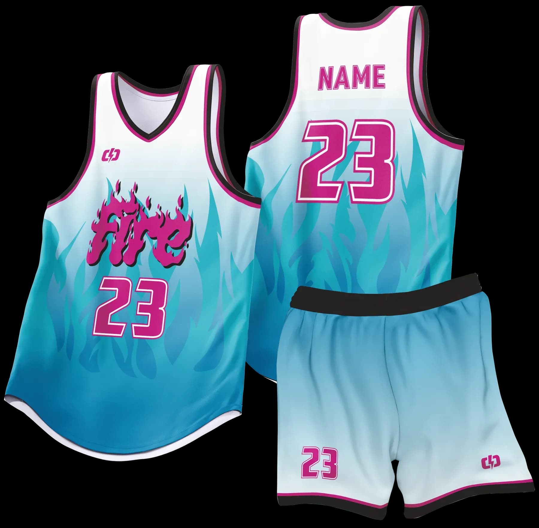 Custom basketball uniform design B91