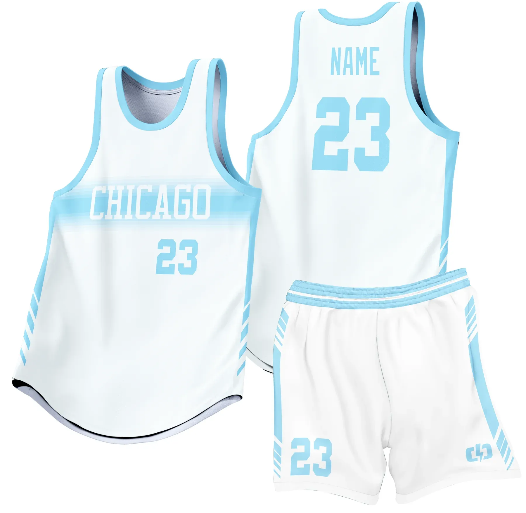 Custom basketball uniform design B36