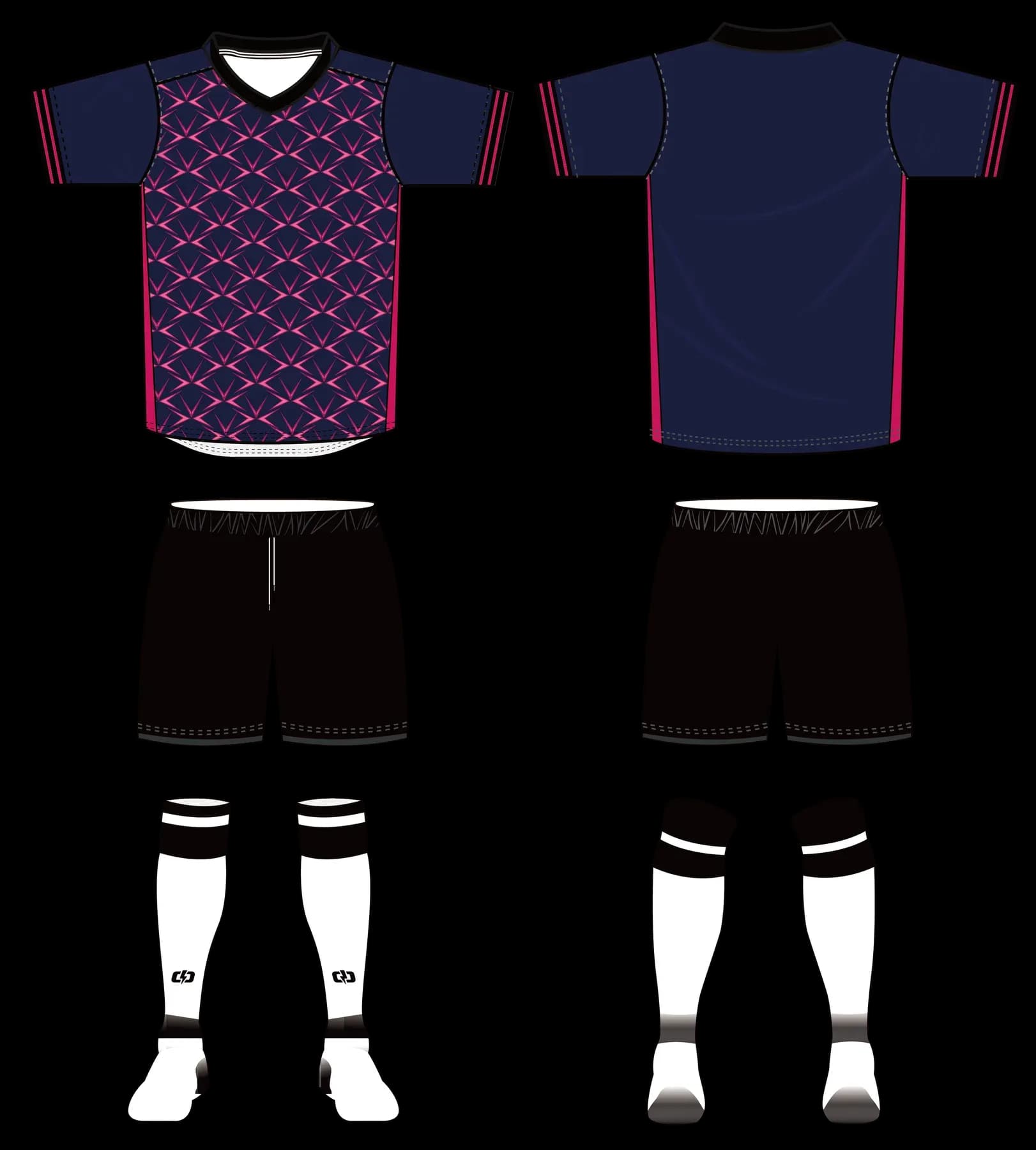 Custom soccer uniform design ZQF2024812