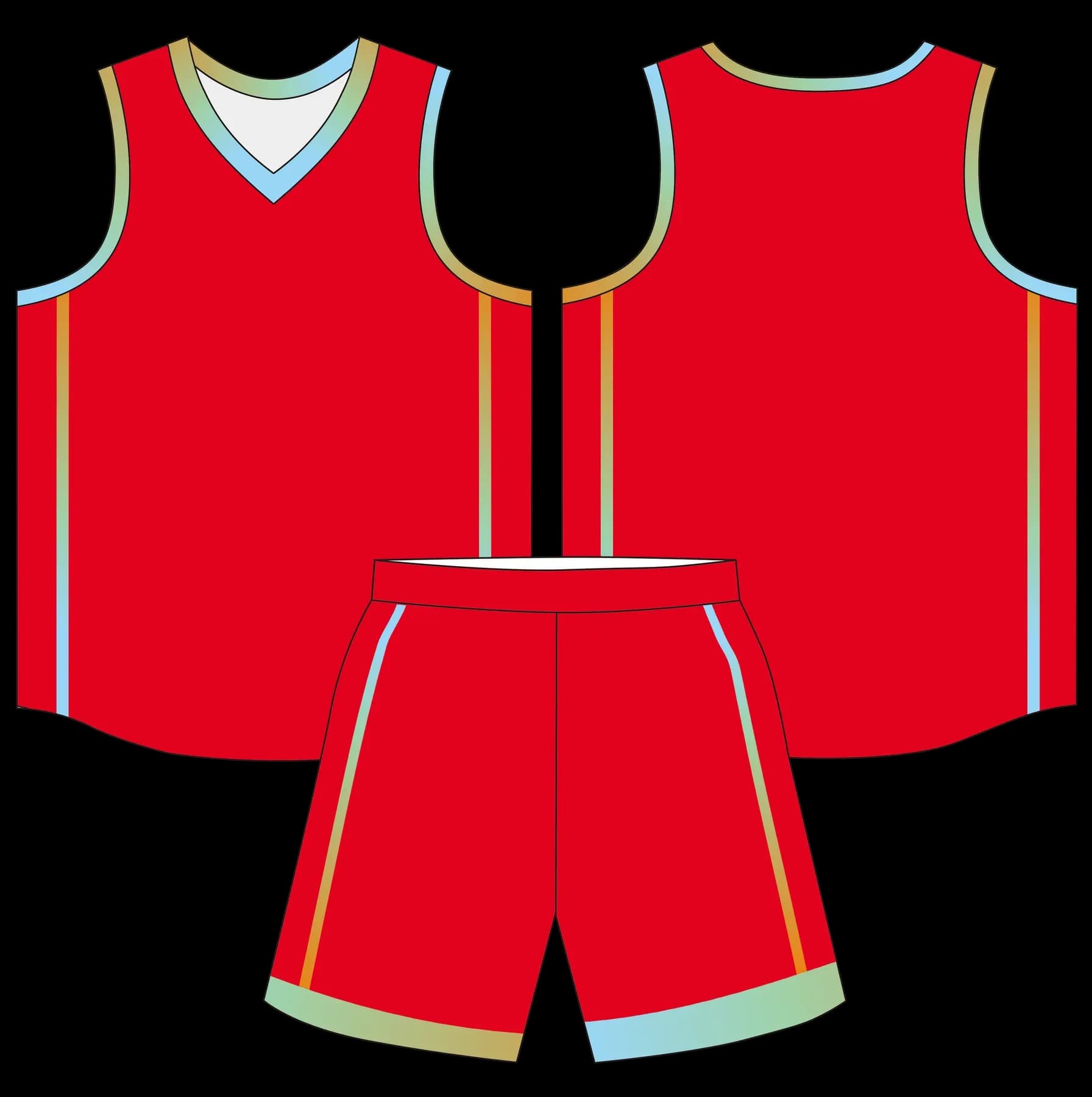 Custom basketball uniform design B99