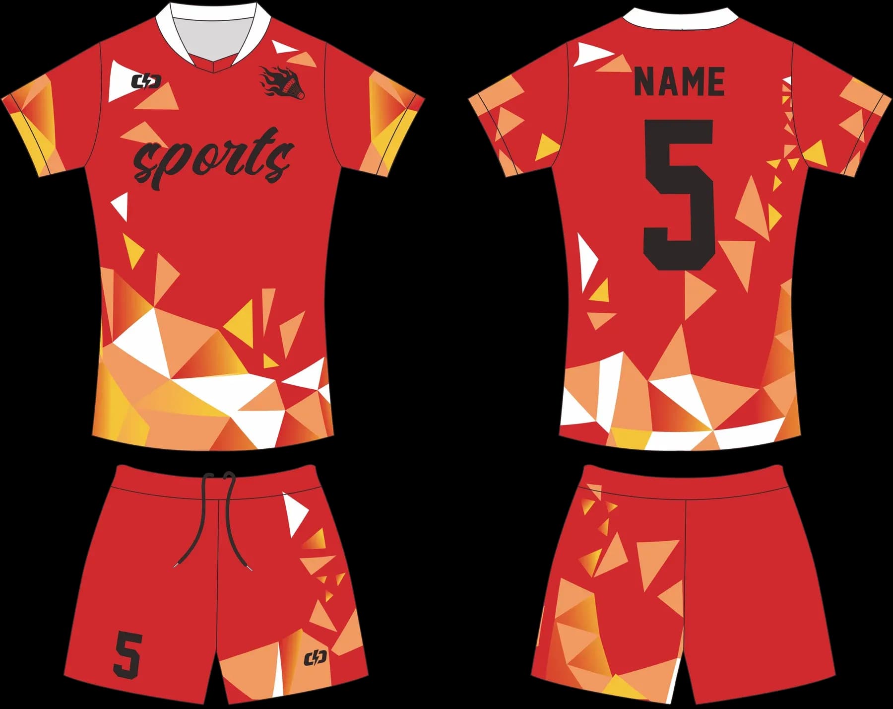 Custom volleyball uniform design UP37