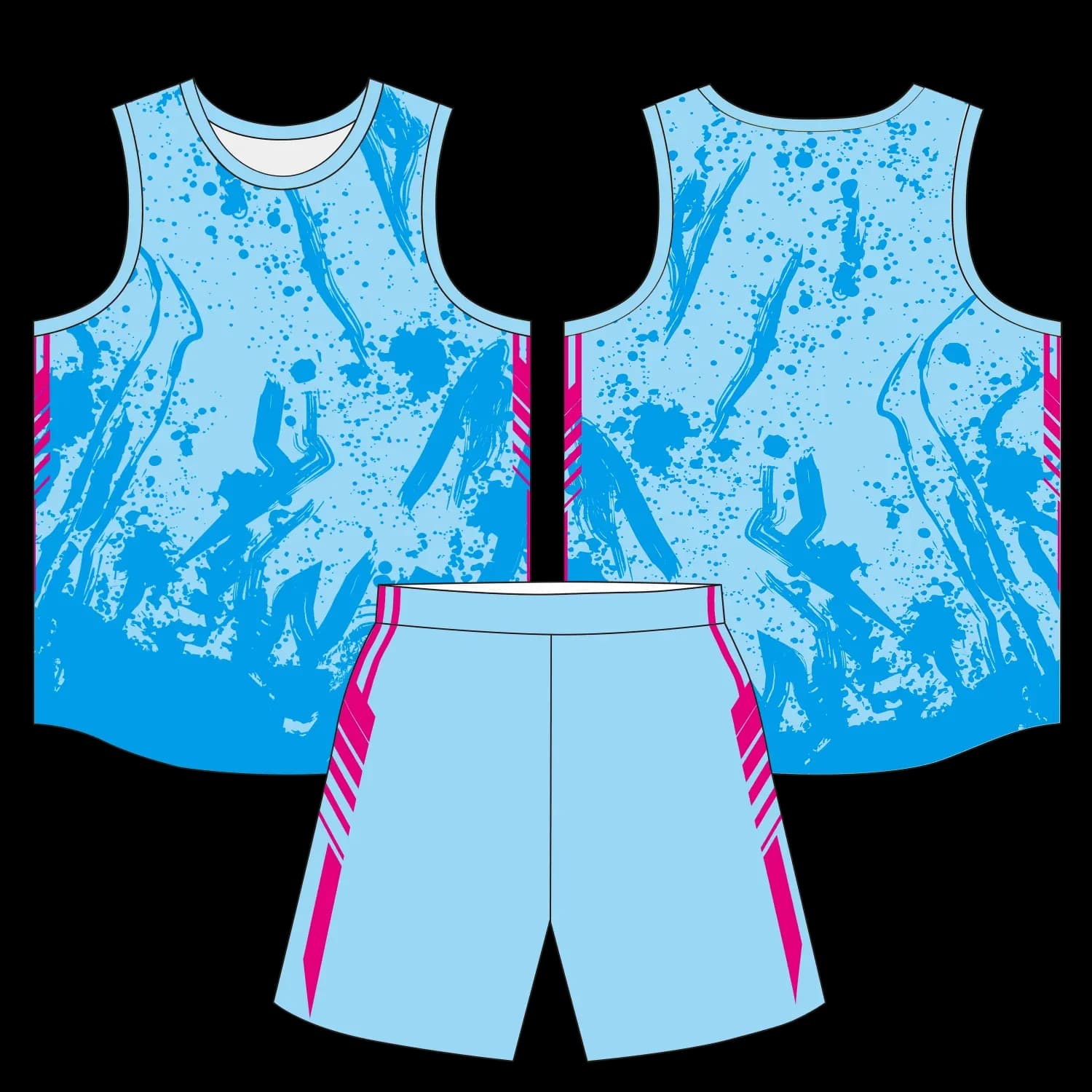 Custom basketball uniform design B18JW