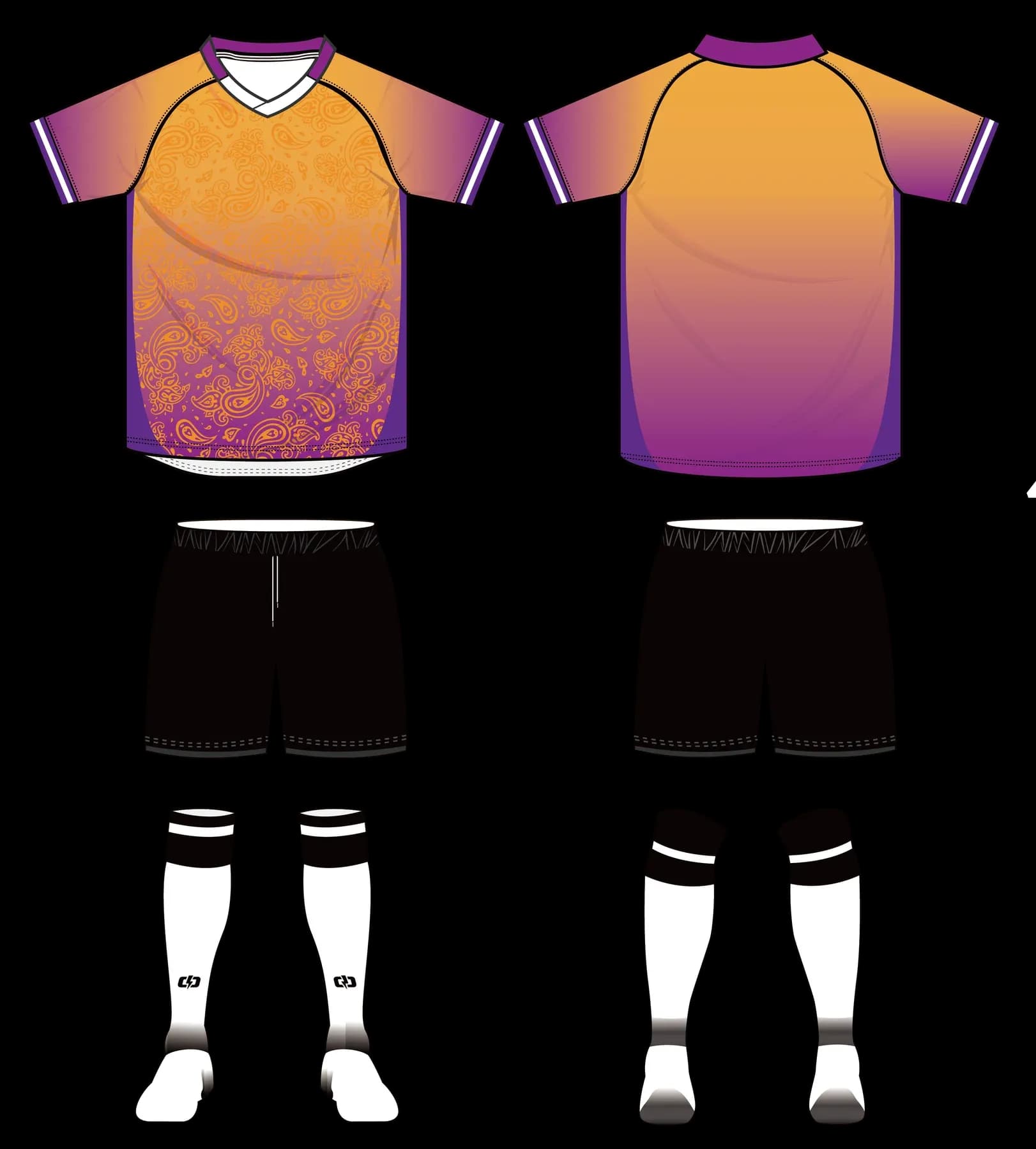 Custom soccer uniform design ZQF2024807