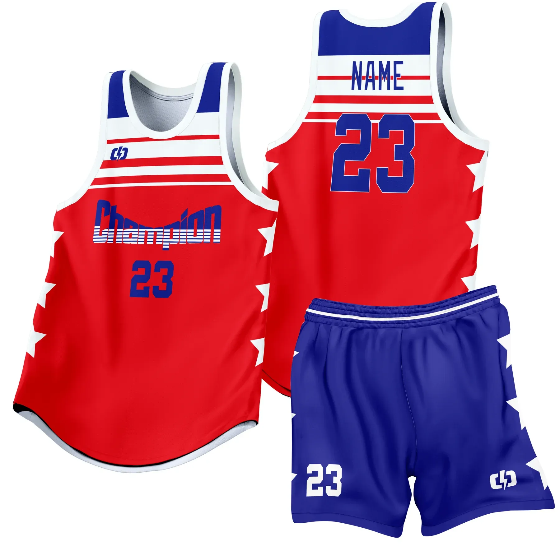 Custom basketball uniform design B30