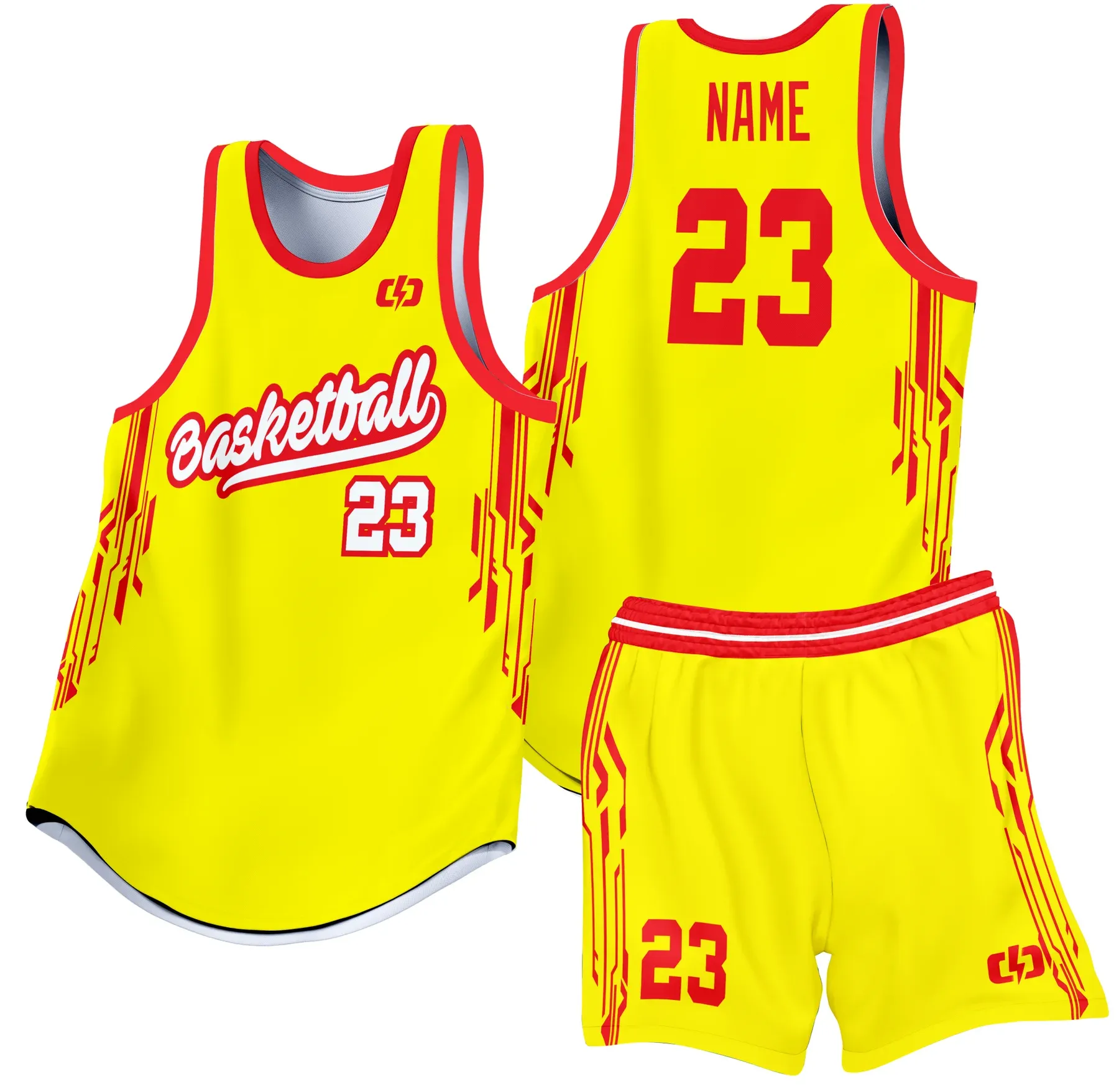 Custom basketball uniform design B42