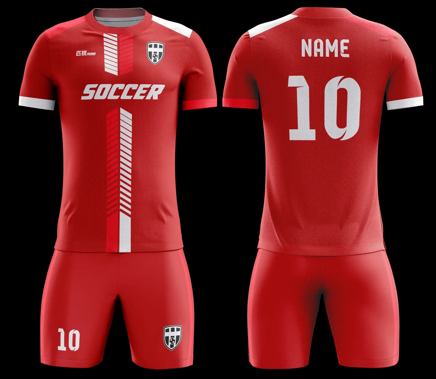 Custom soccer uniform design z042JW