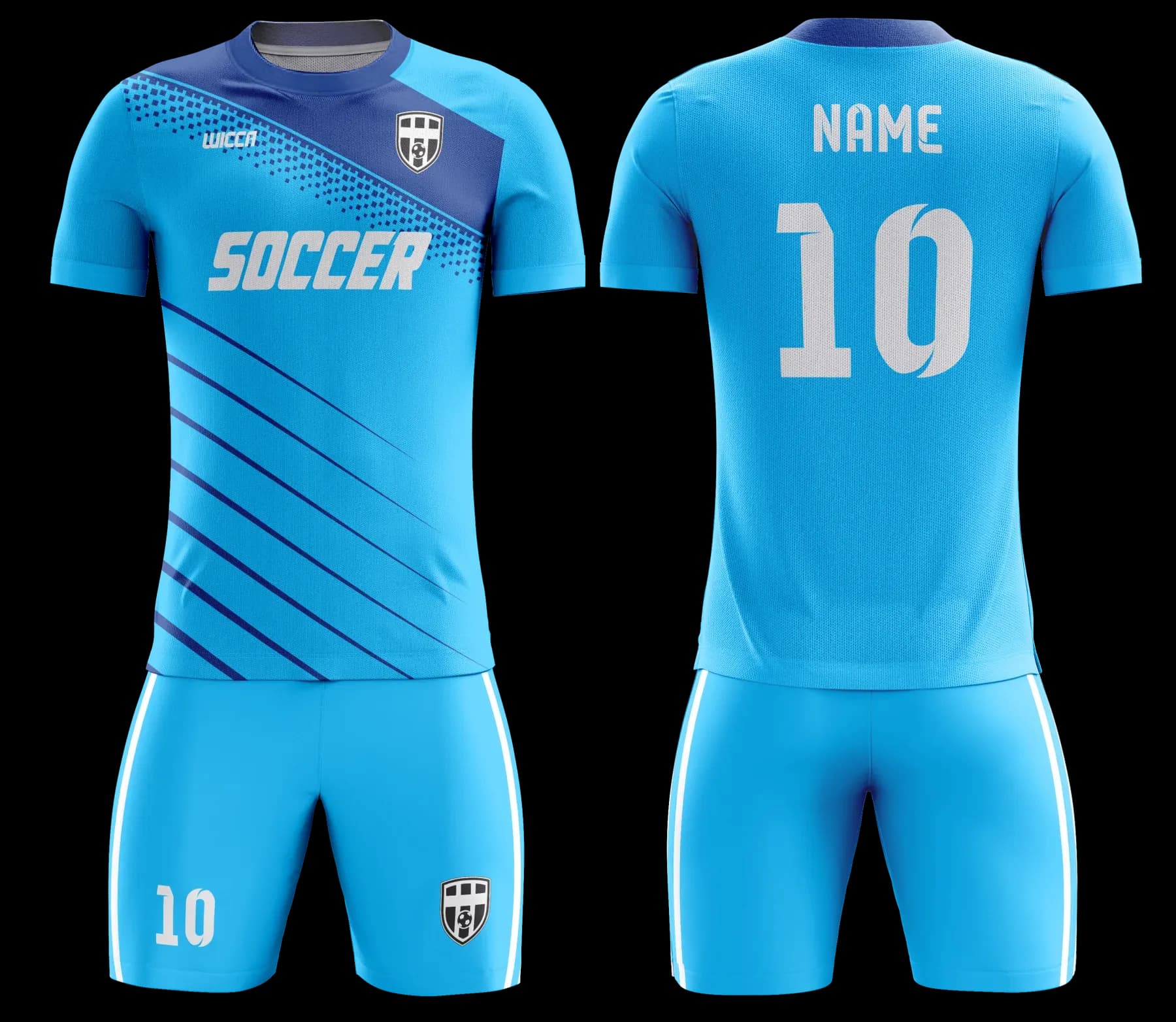 Custom soccer uniform design Z031JW