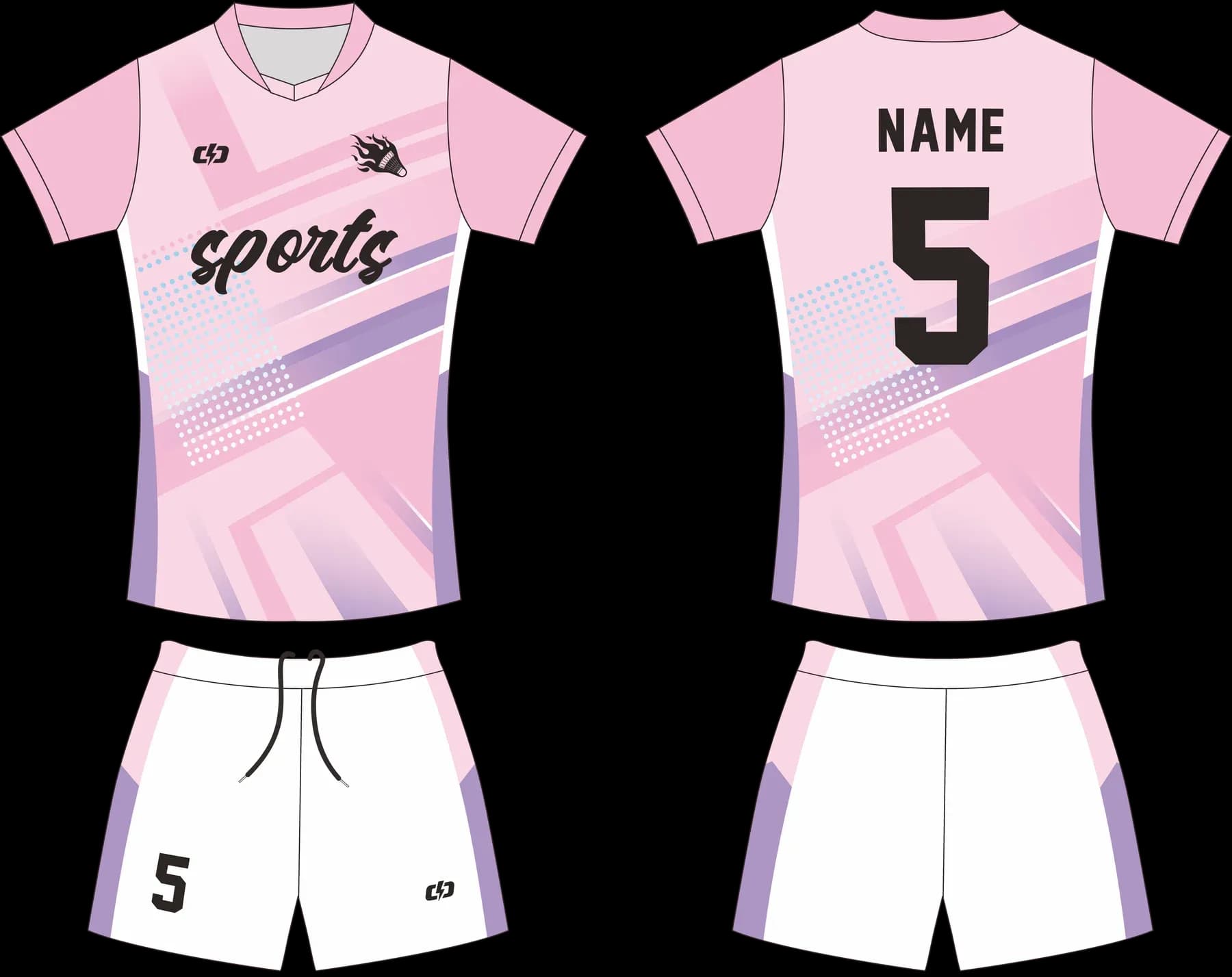Custom volleyball uniform design UP21