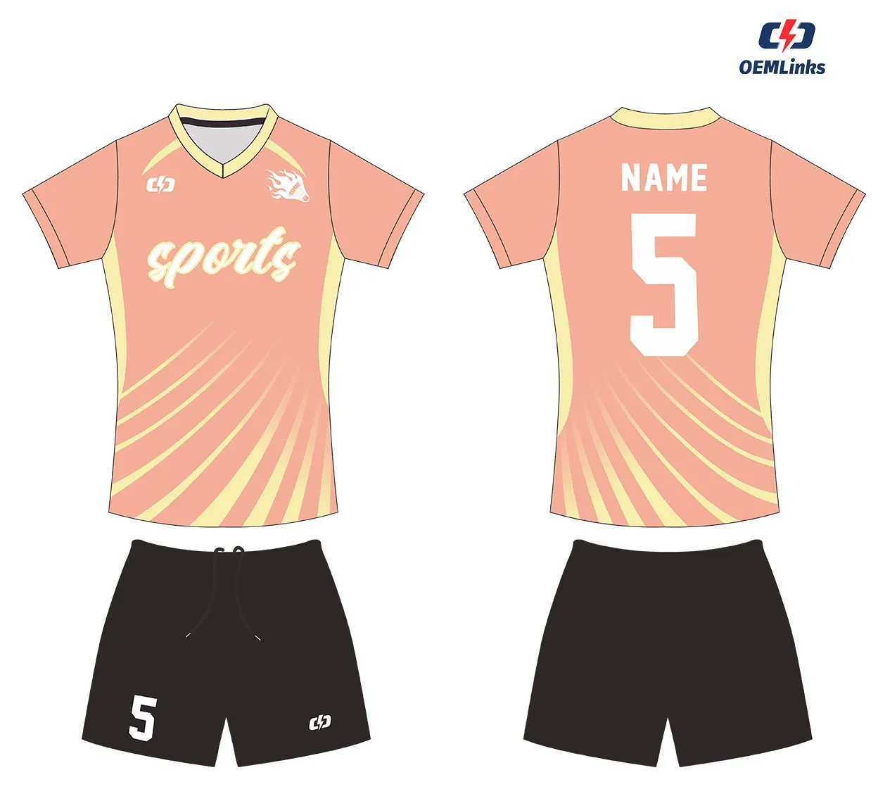 Custom volleyball uniform design UP31