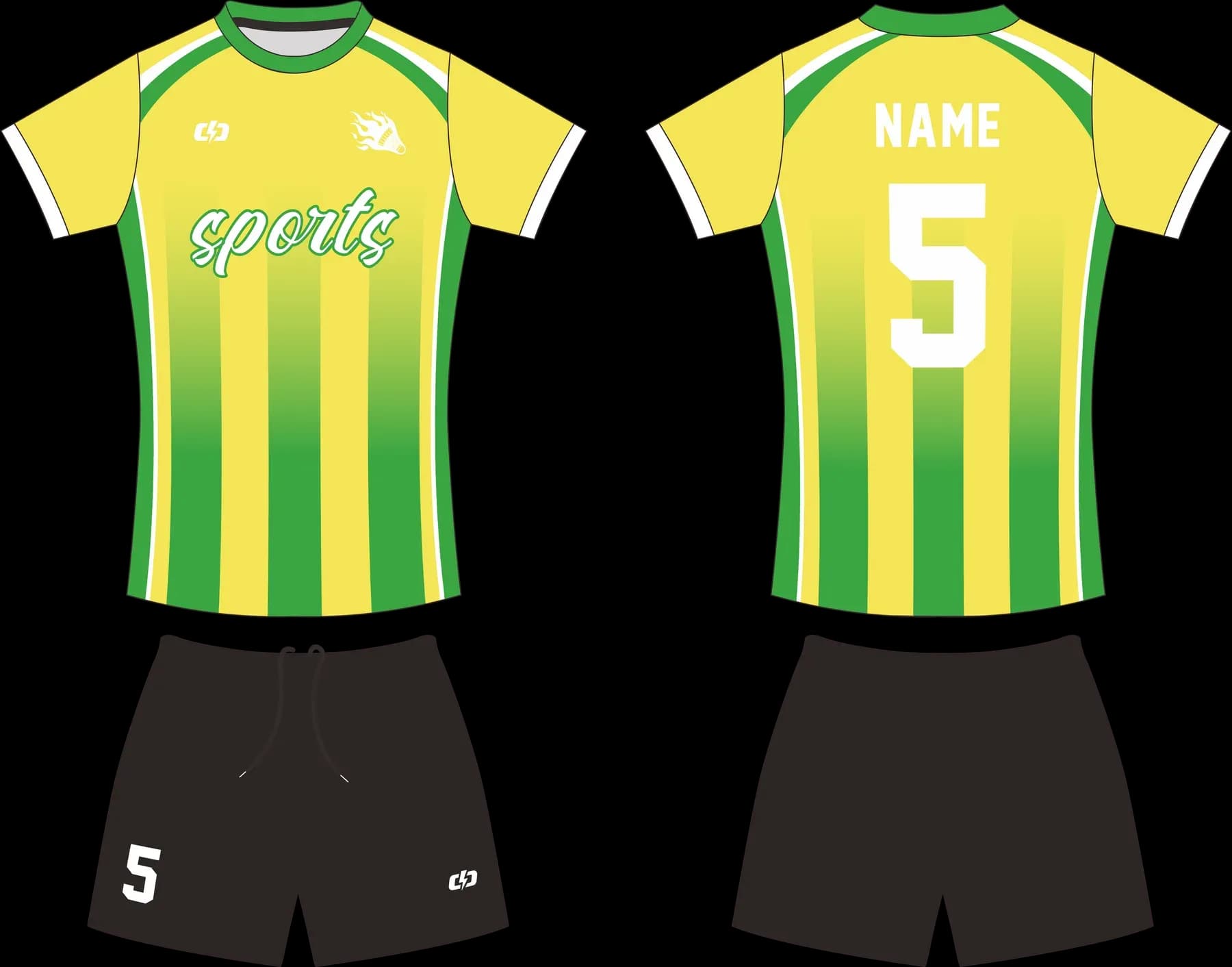 Custom volleyball uniform design UP59