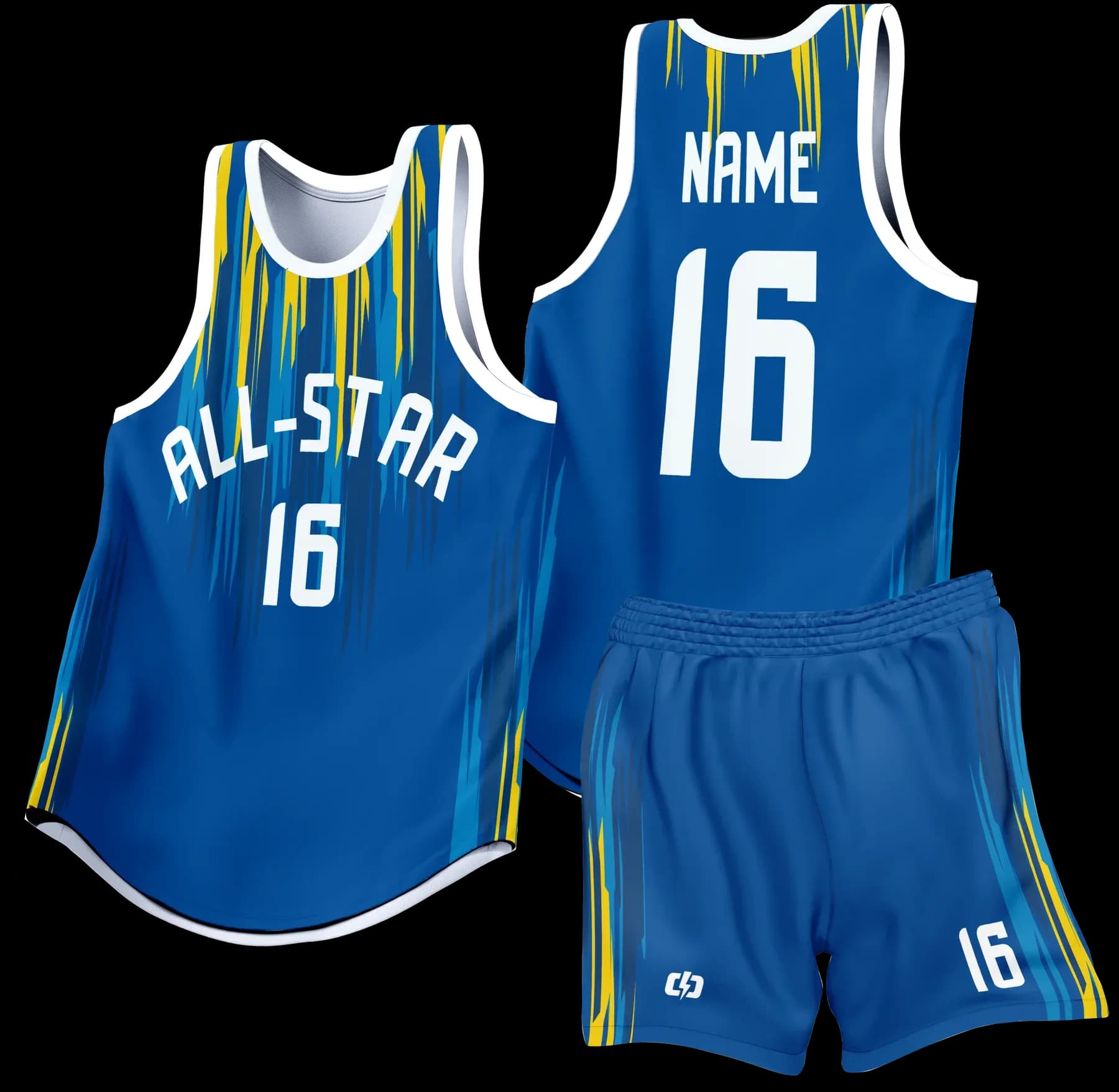 Custom basketball uniform design B67
