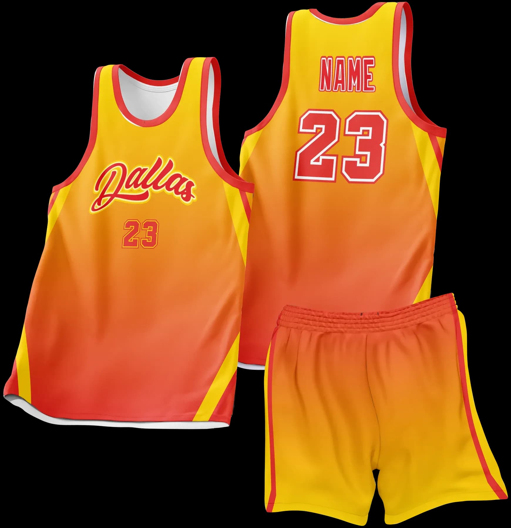 Custom basketball uniform design B16JW