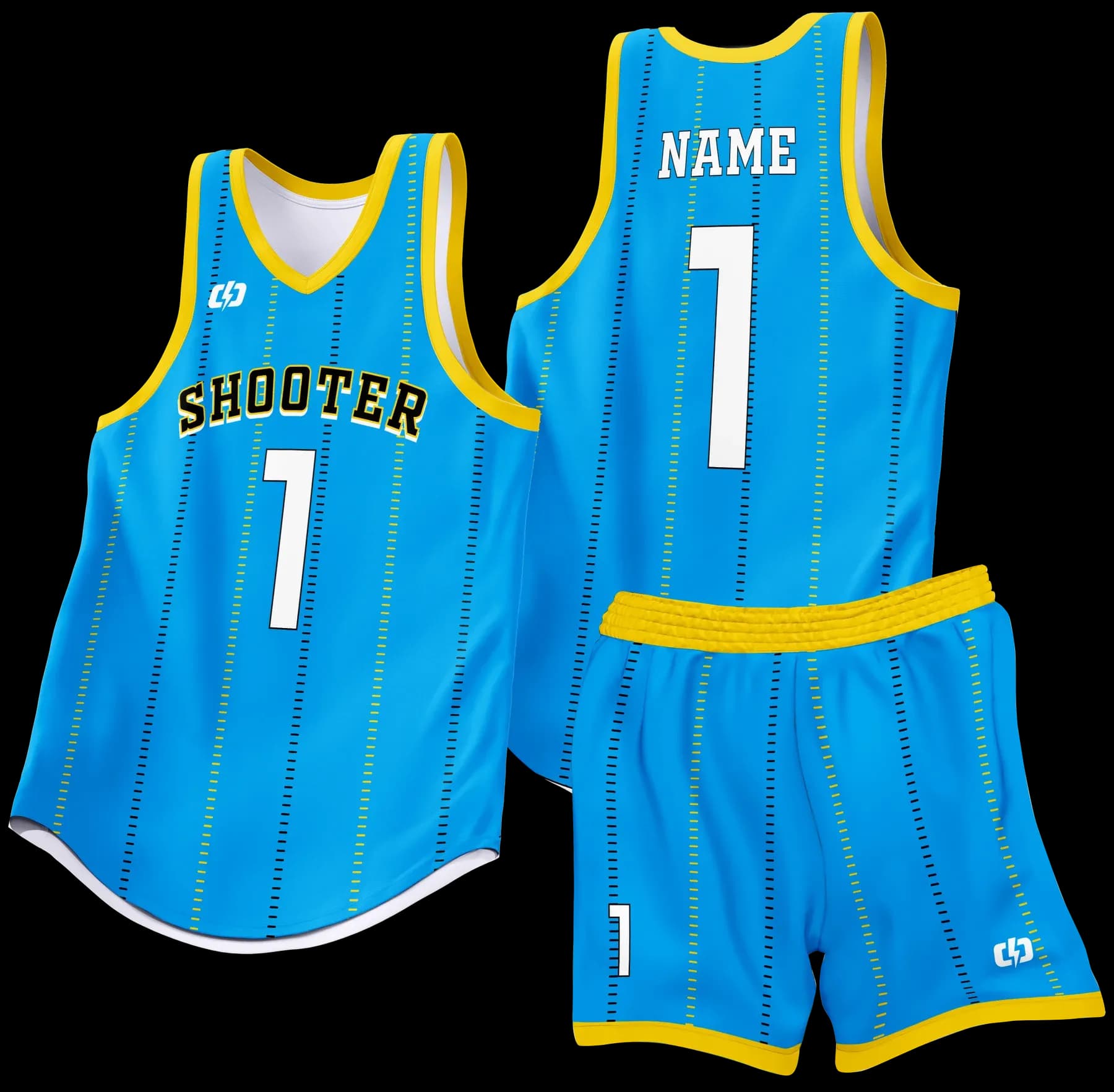 Custom basketball uniform design B98