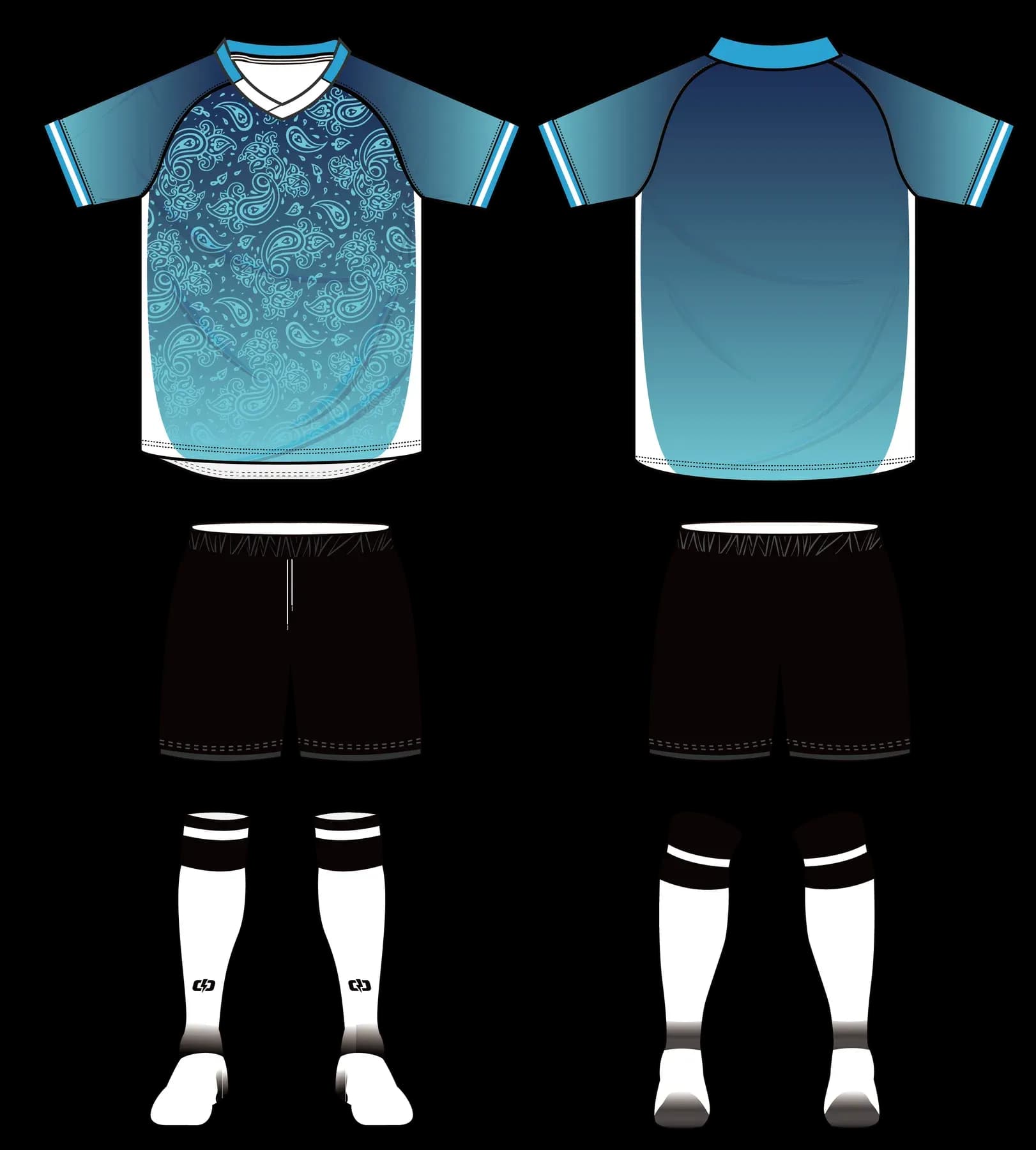 Custom soccer uniform design ZQF2024807