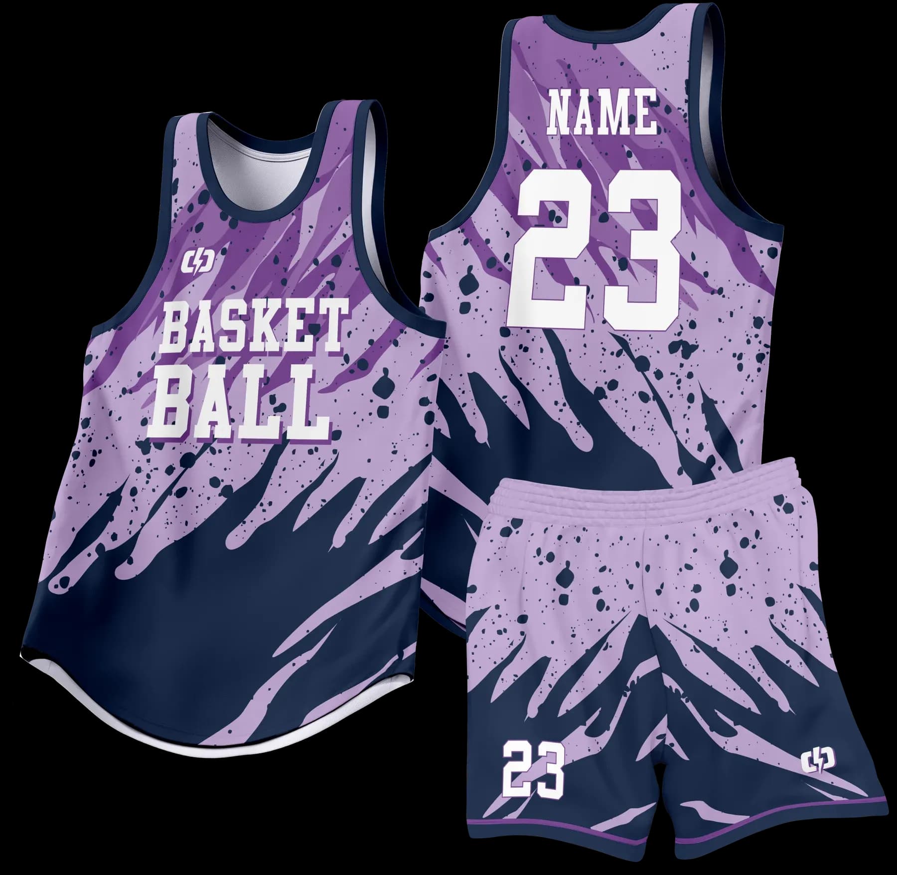 Custom basketball uniform design B97