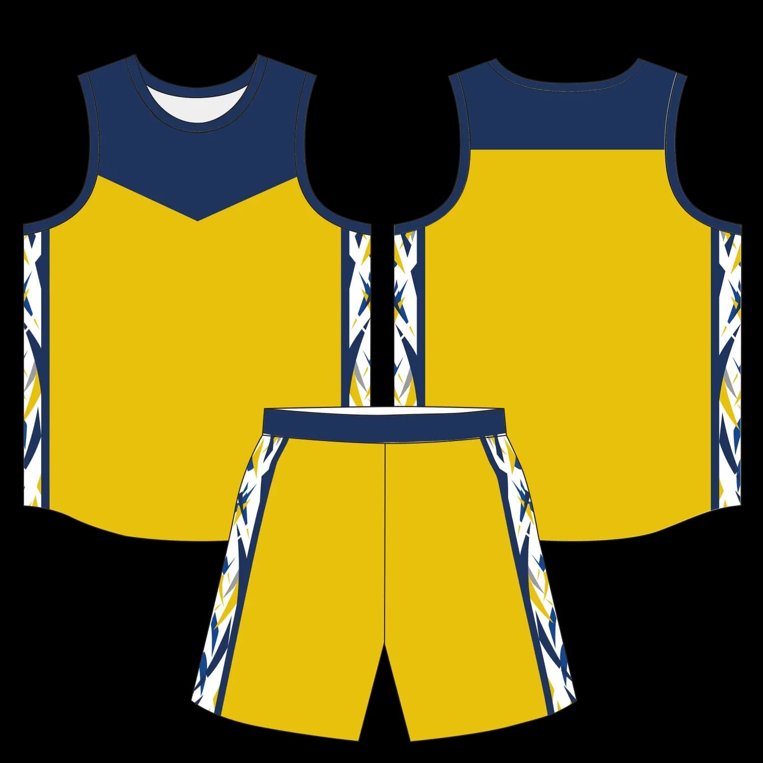 Custom basketball uniform design B80