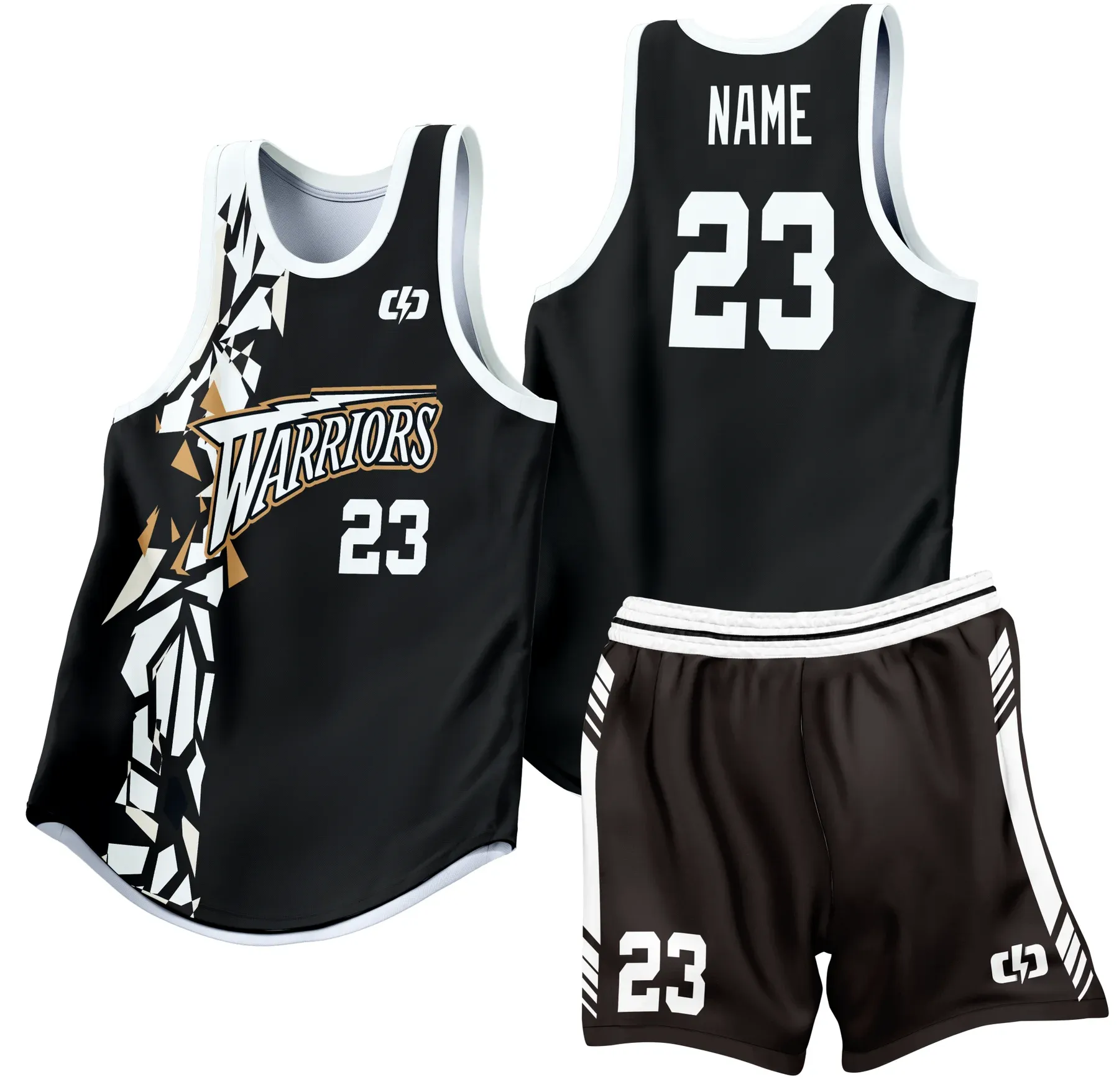 Custom basketball uniform design B35