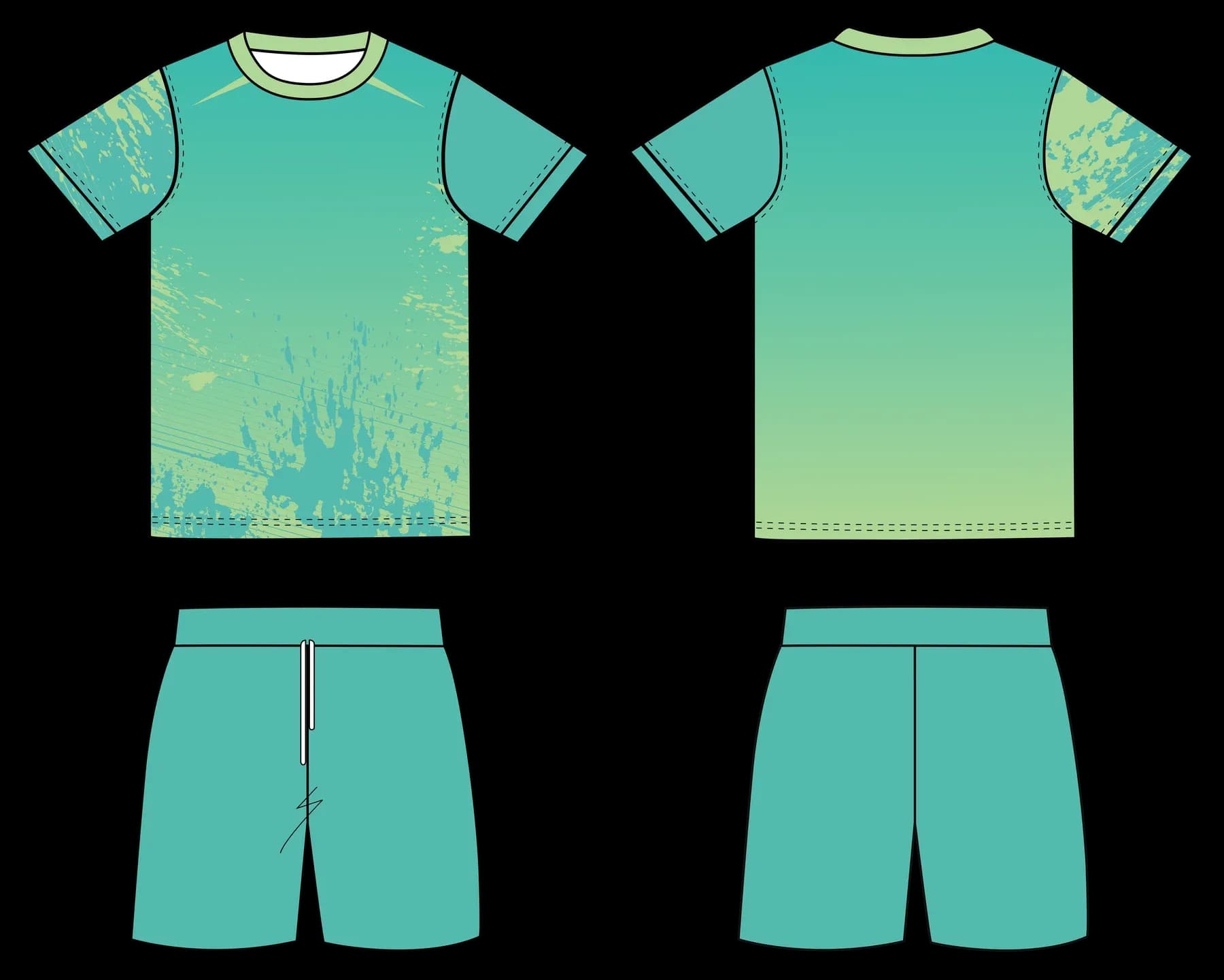 Custom soccer uniform design Z57SX
