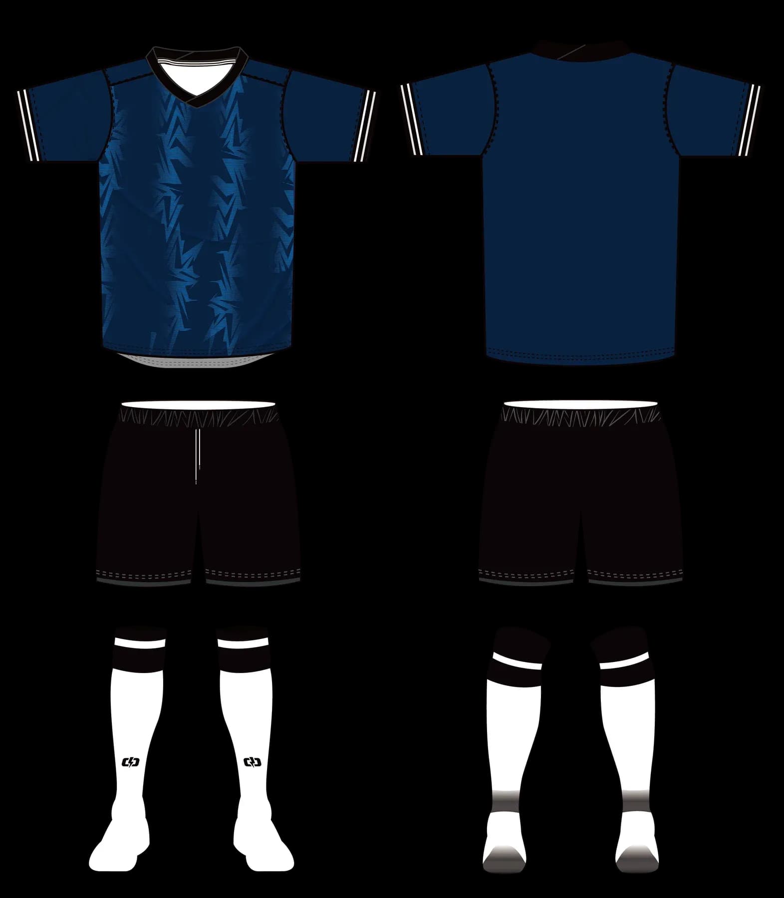 Custom soccer uniform design ZQF20240906