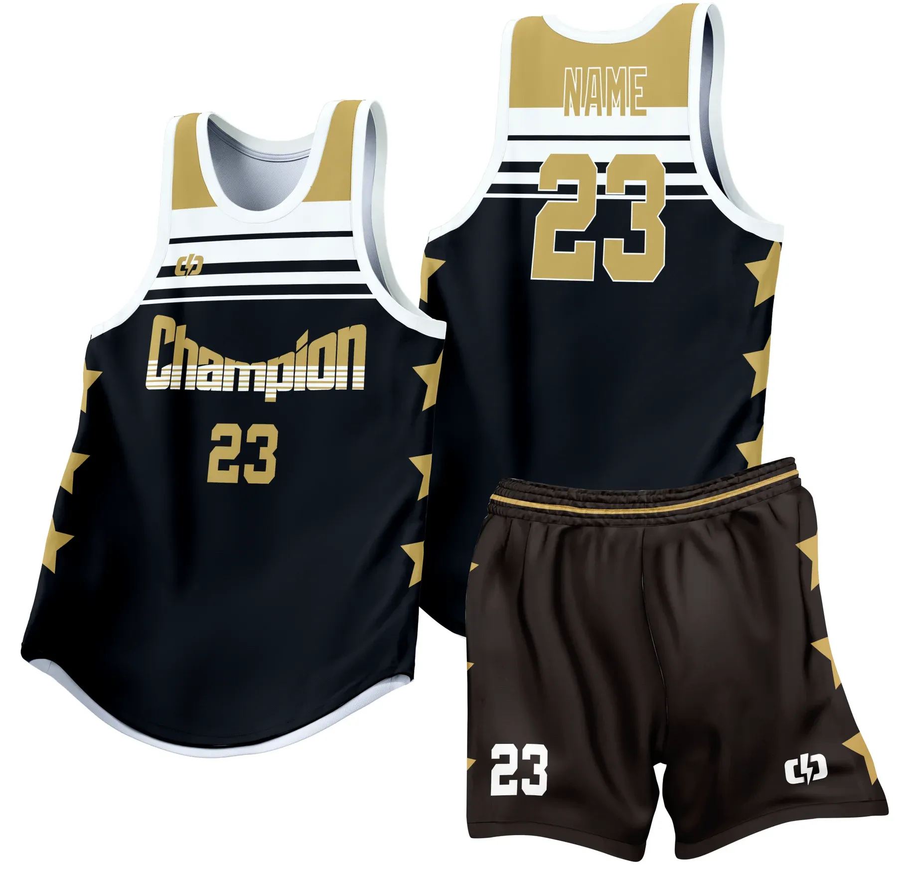 Custom basketball uniform design B30