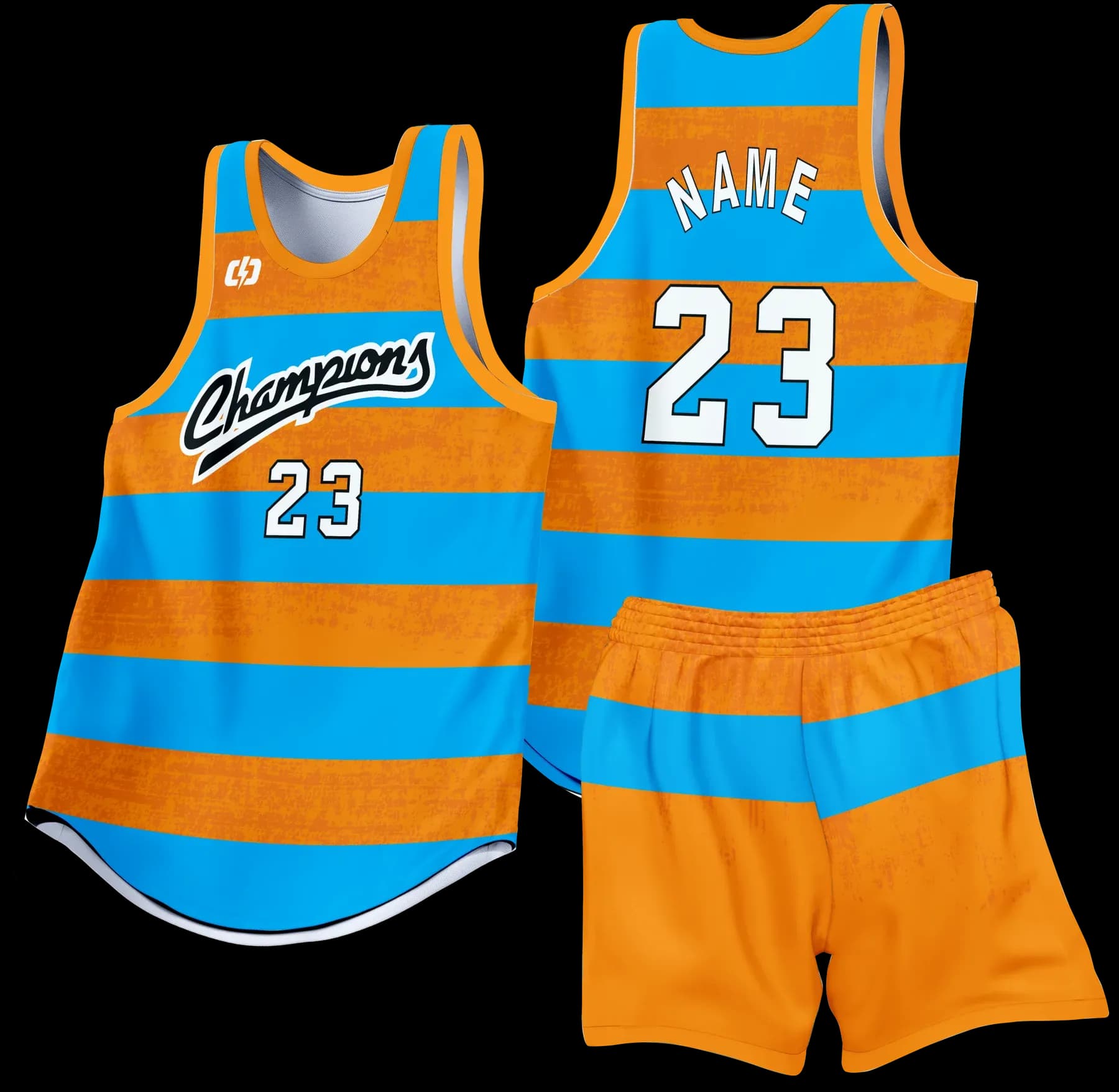 Custom basketball uniform design B75