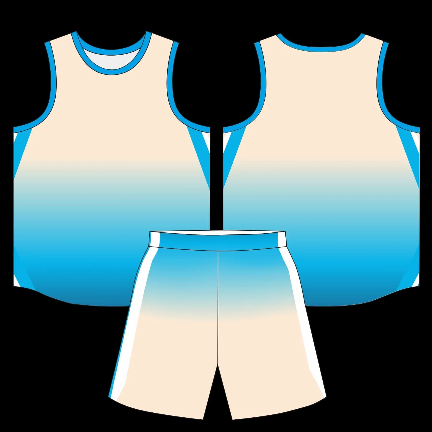 Custom basketball uniform design B16JW