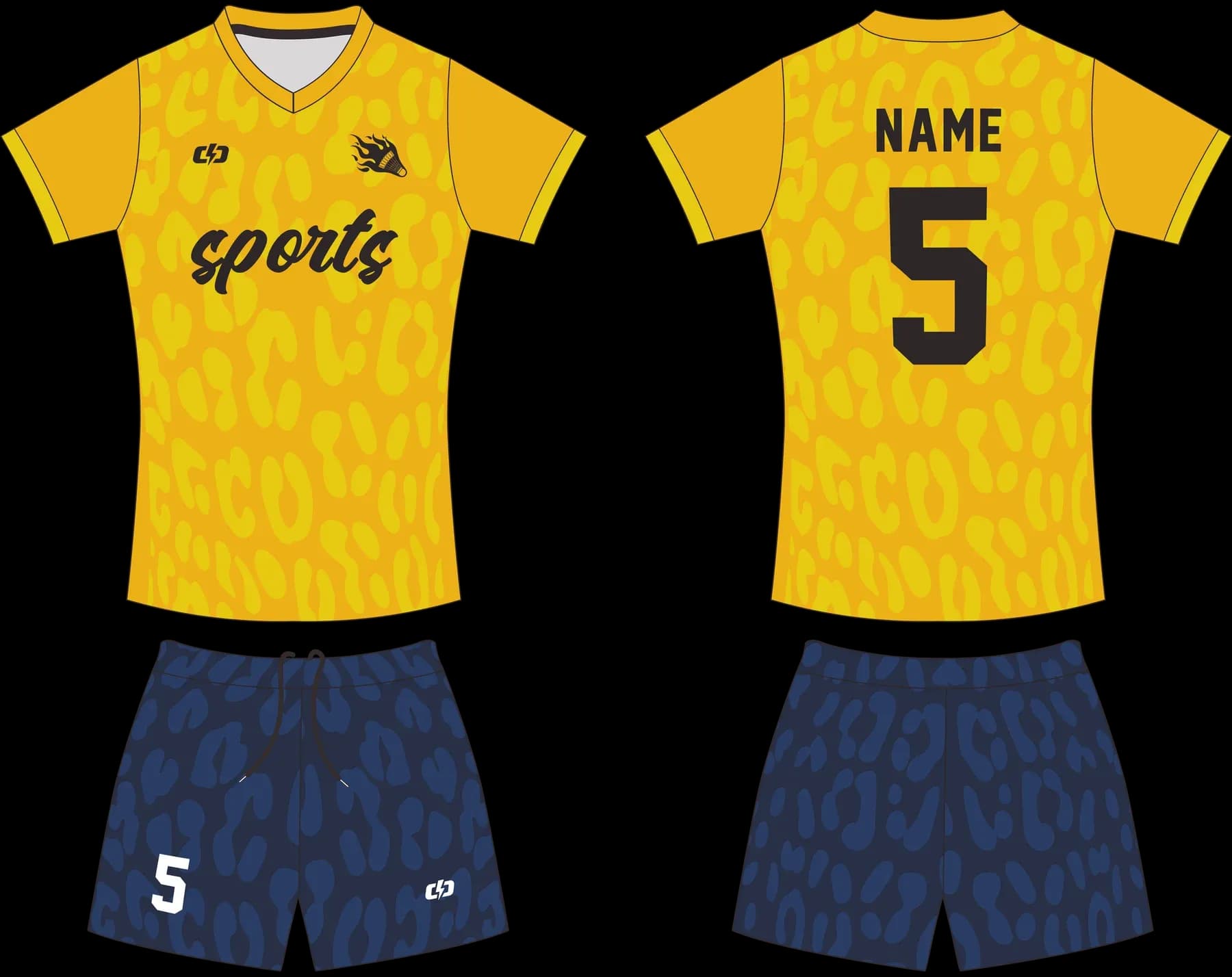 Custom volleyball uniform design UP12