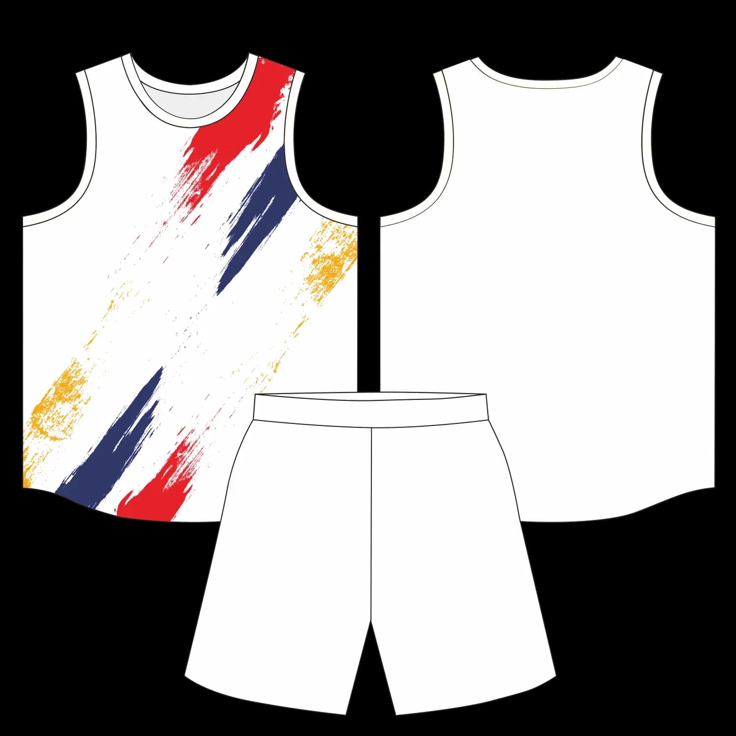 Custom basketball uniform design B25JW