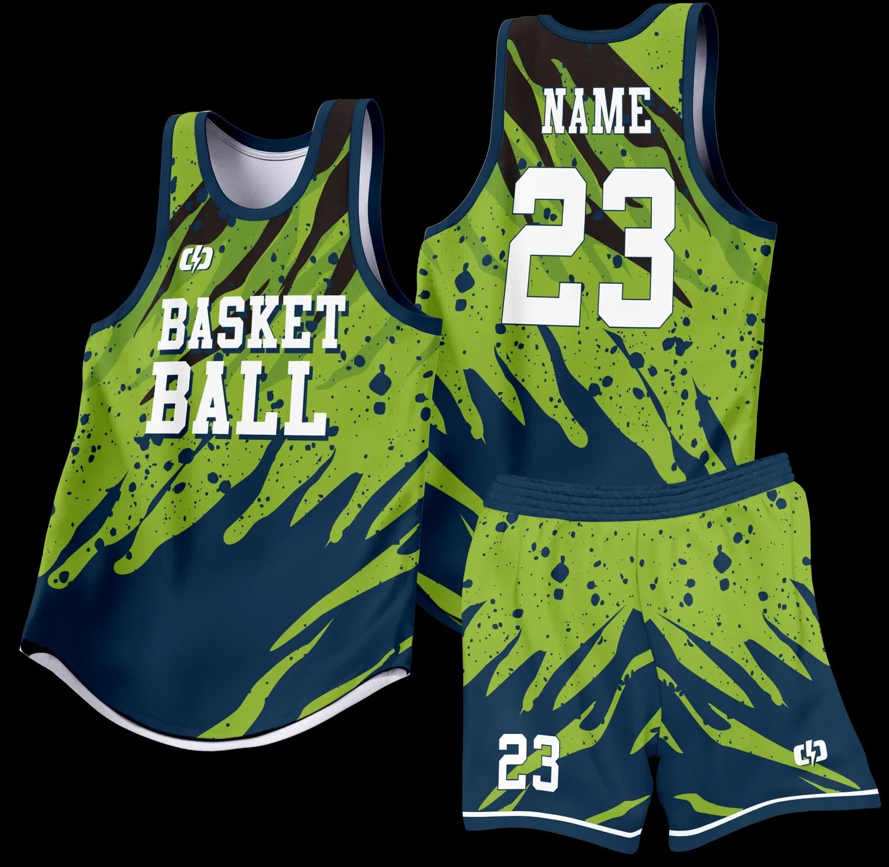 Custom basketball uniform design B97